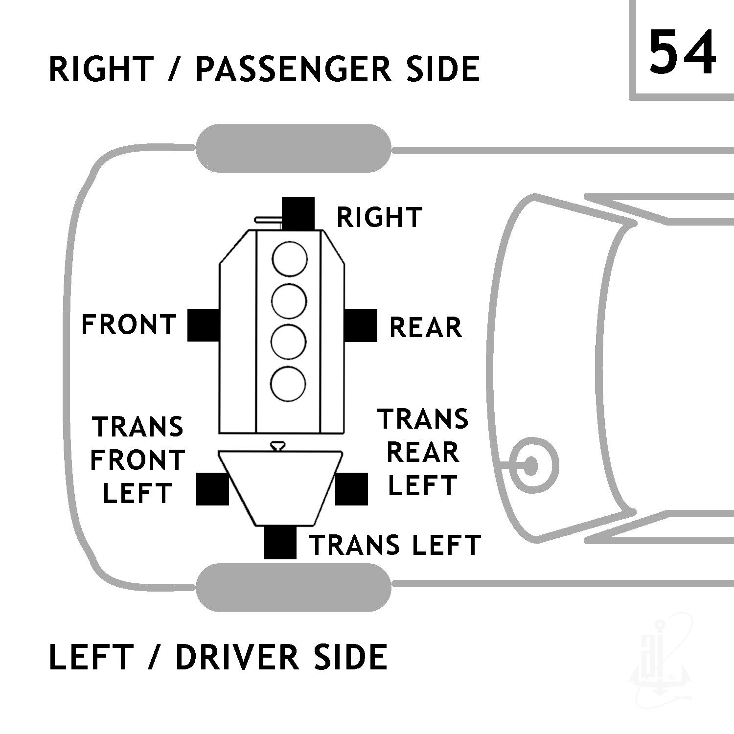 Front Left Automatic Transmission Mount | ANCHOR 9215 Fits Honda Acura — image 5
