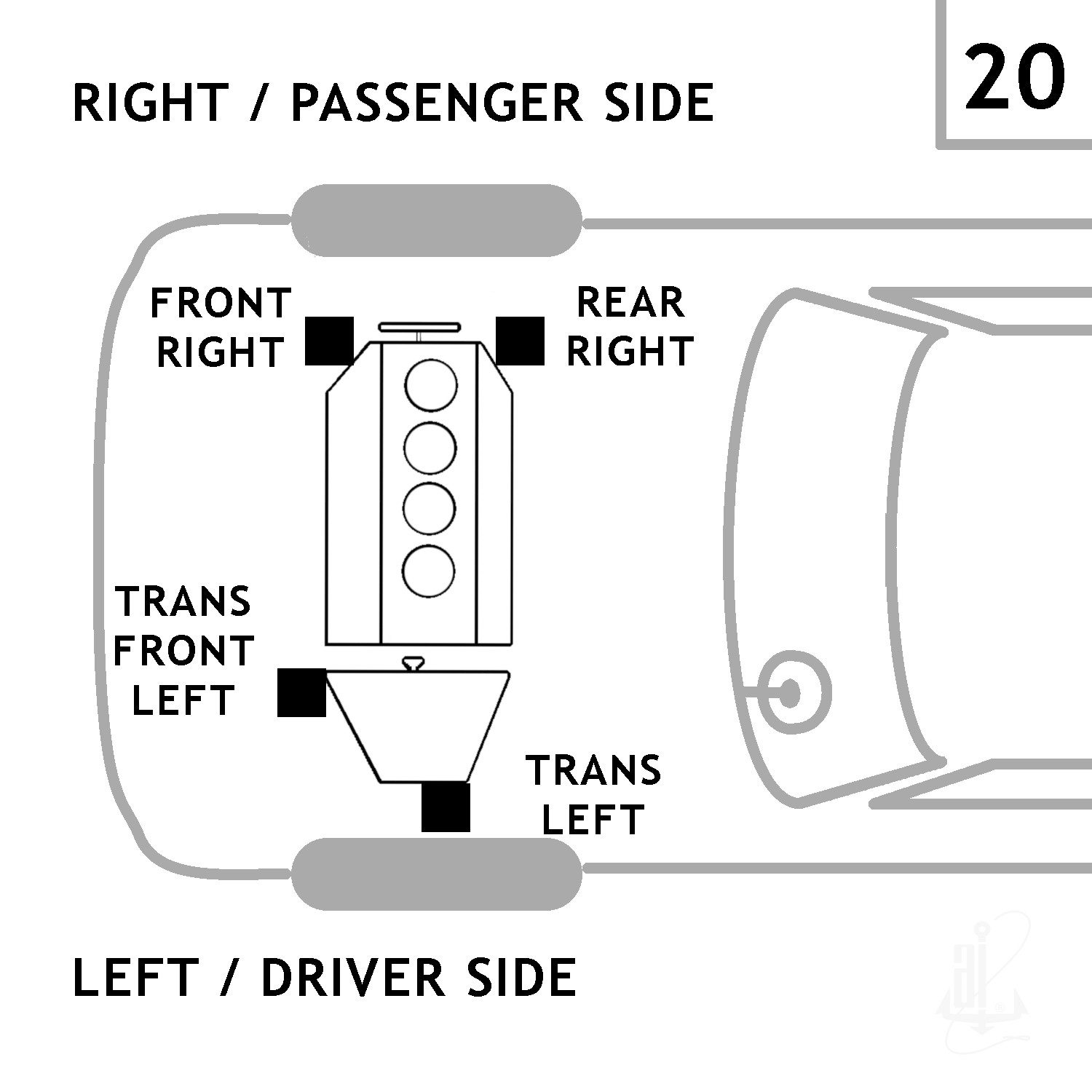 Left Automatic Transmission Mount | ANCHOR 9954 Fits Toyota Mazda Scion — image 5