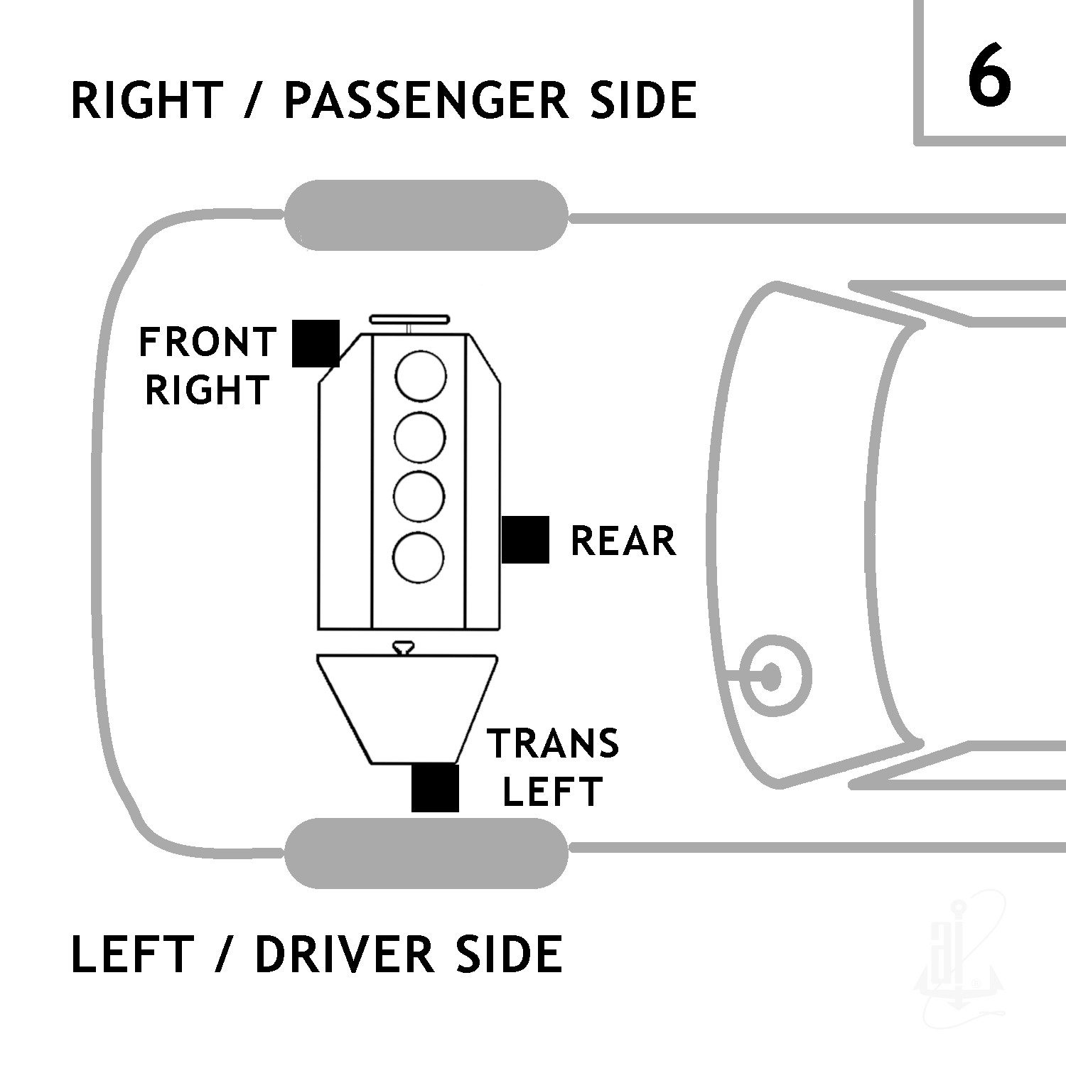 Left Automatic Transmission Mount | ANCHOR 9183 Fits Honda Prelude 1997-2001 — image 4