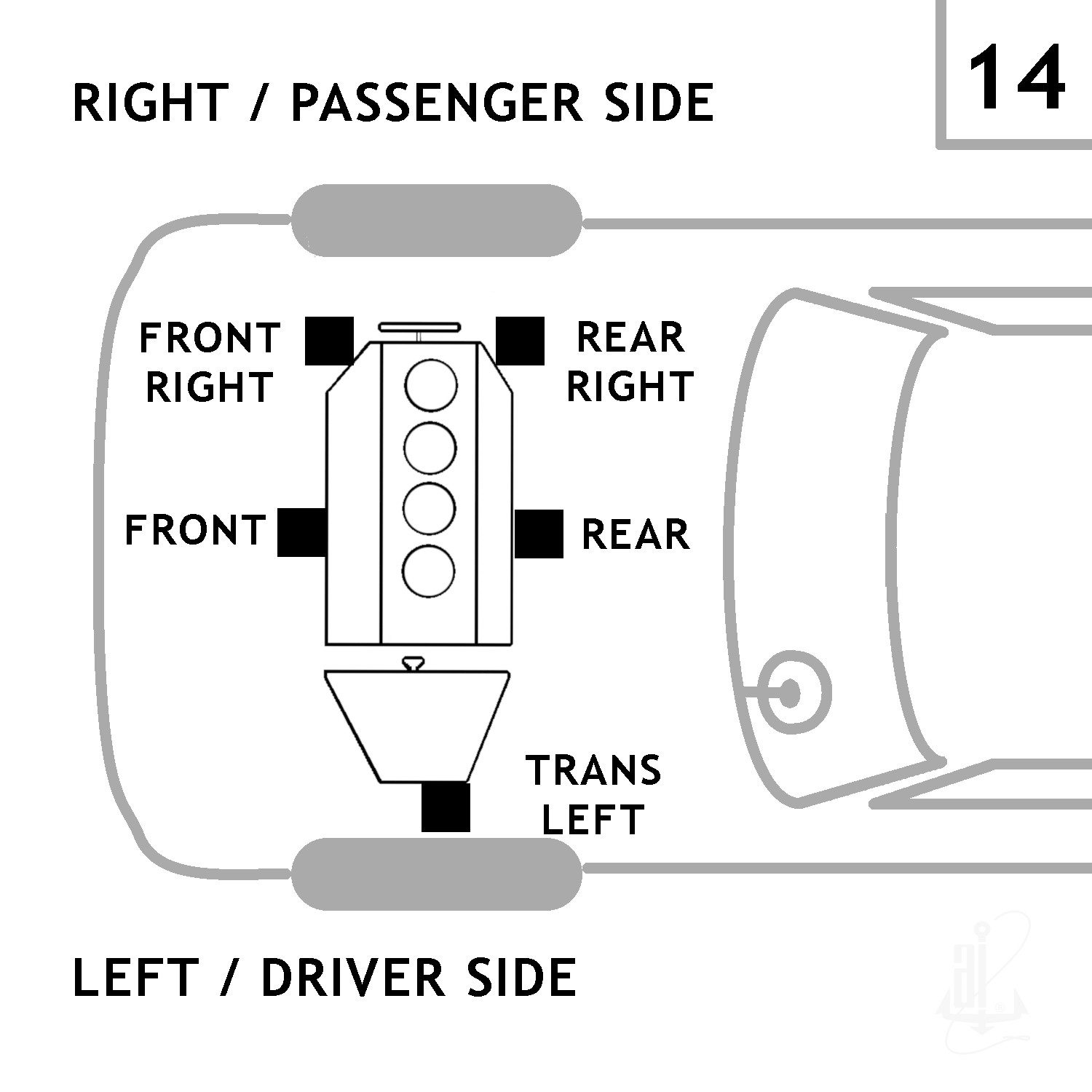 Front Right Engine Mount | ANCHOR 9745 Fits Volvo — image 5