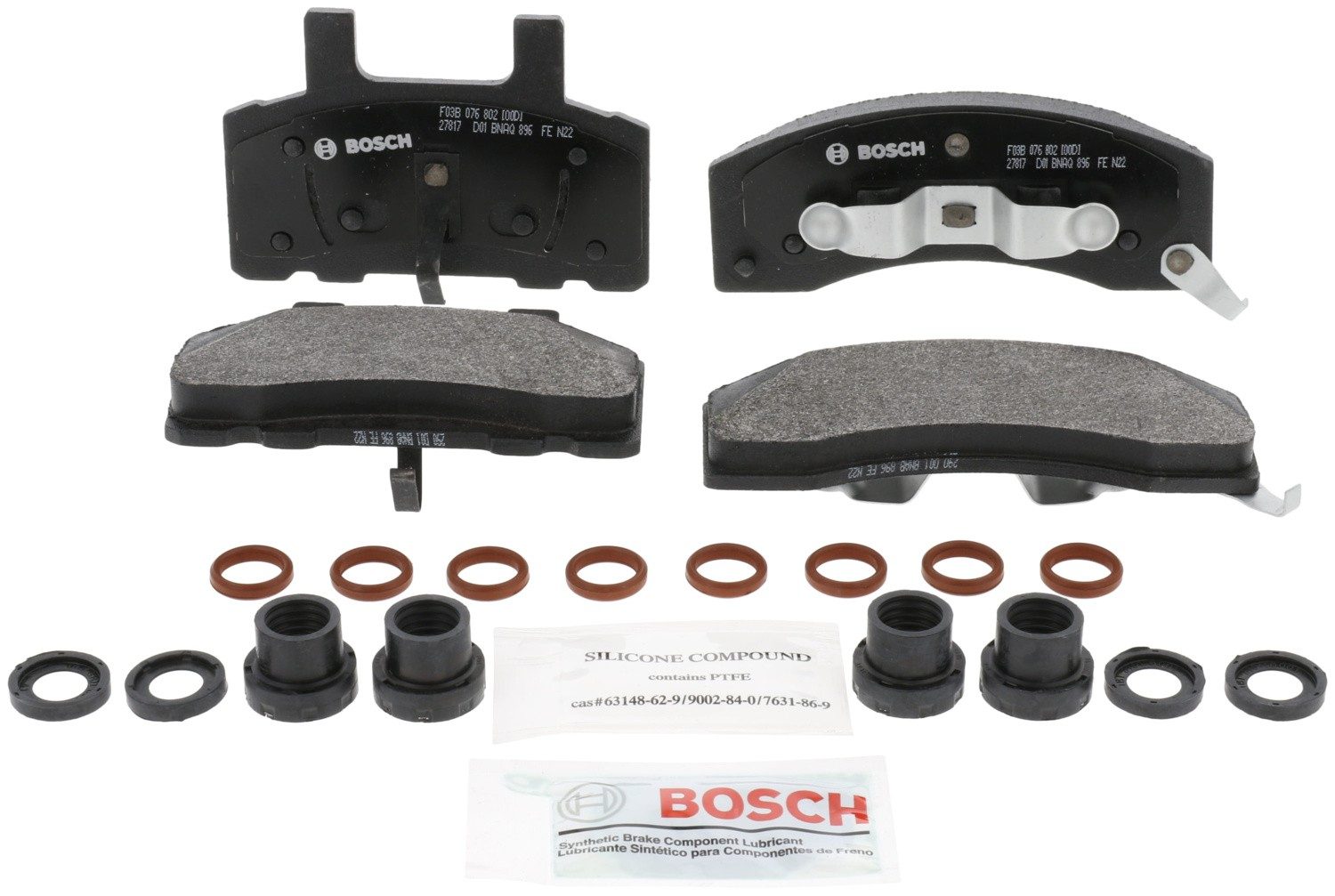 Bosch 1989 Chevrolet R2500 Front Disc Brake Pad Set | Part# BP370 ...