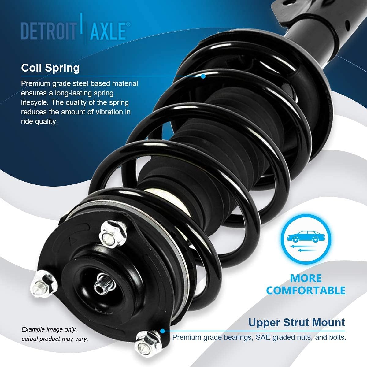 Detroit Axle Suspension Strut and Coil Spring Assembly 532287 — image 6