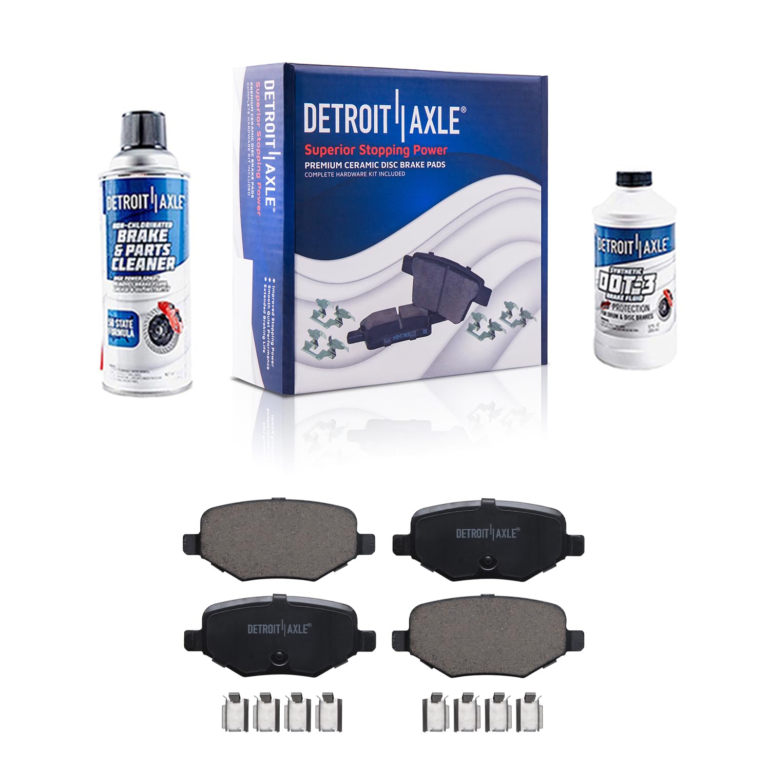 Detroit Axle Disc Brake Pad Set P-1377 + BCBF — image 4