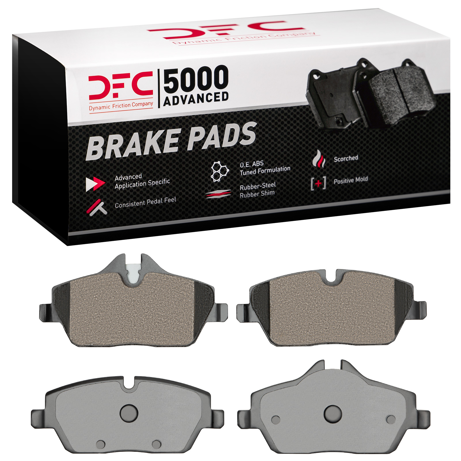 DYNAMIC FRICTION Disc Brake Pad Set 1551-1308-10 — image 5