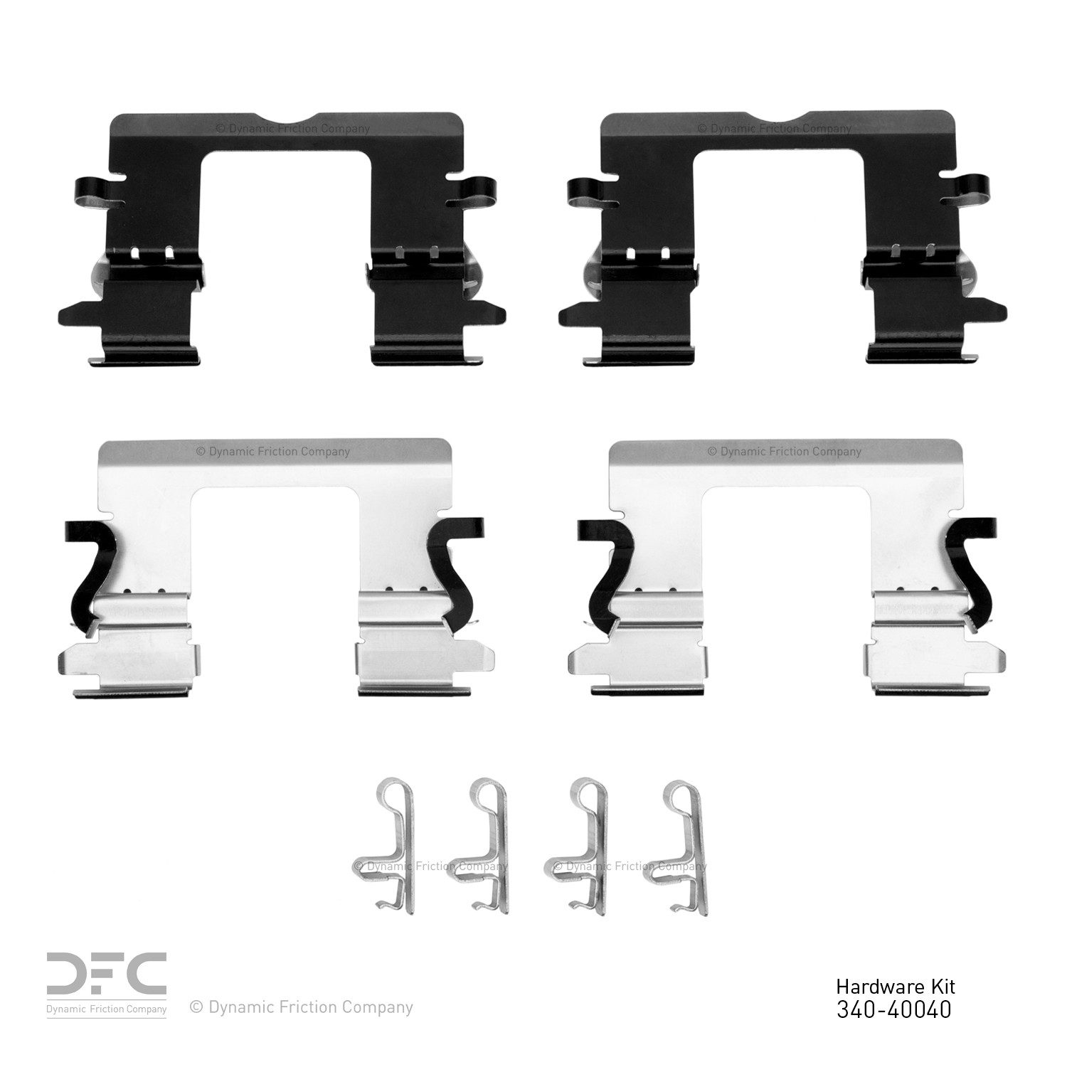DYNAMIC FRICTION Disc Brake Hardware Kit 340-40040 — image 2