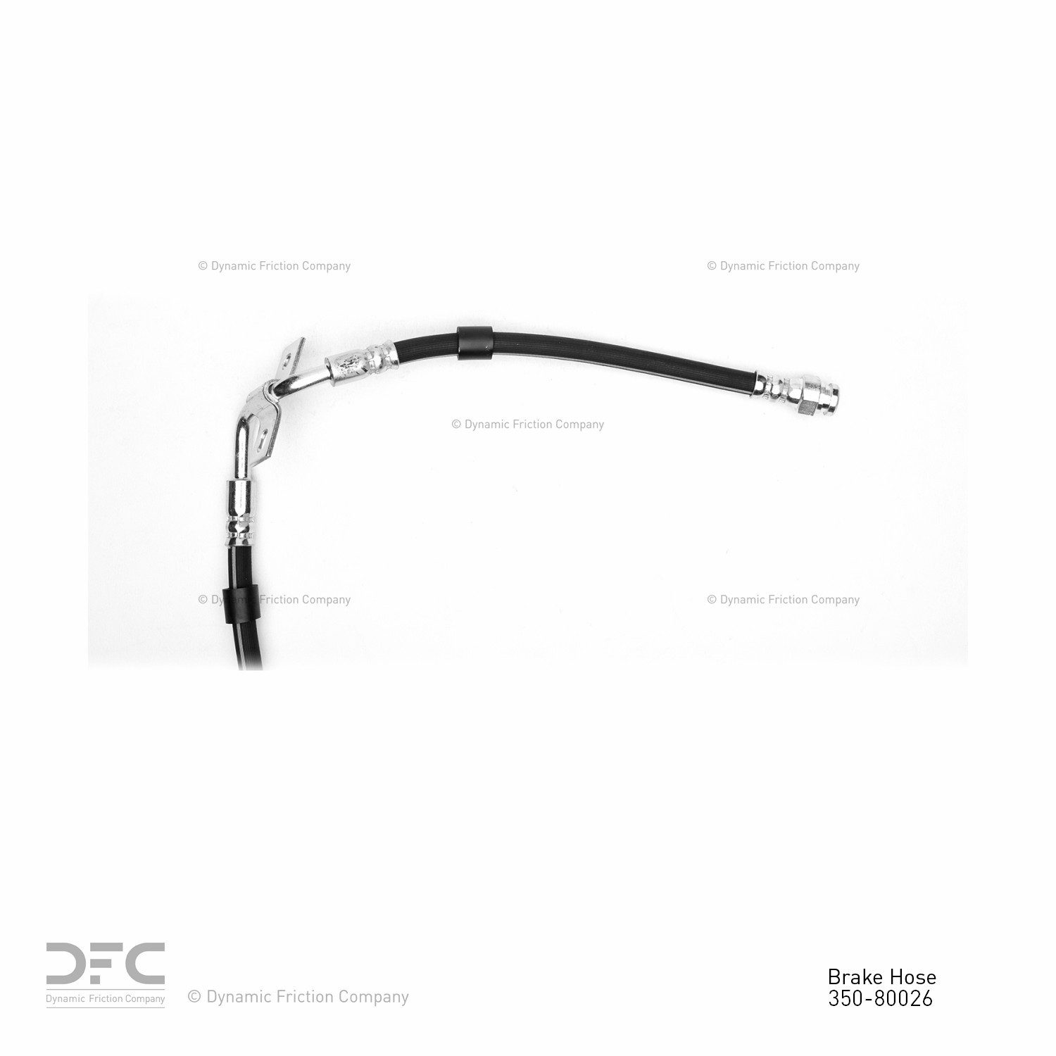 DYNAMIC FRICTION Brake Hydraulic Hose 350-80026 — image 3