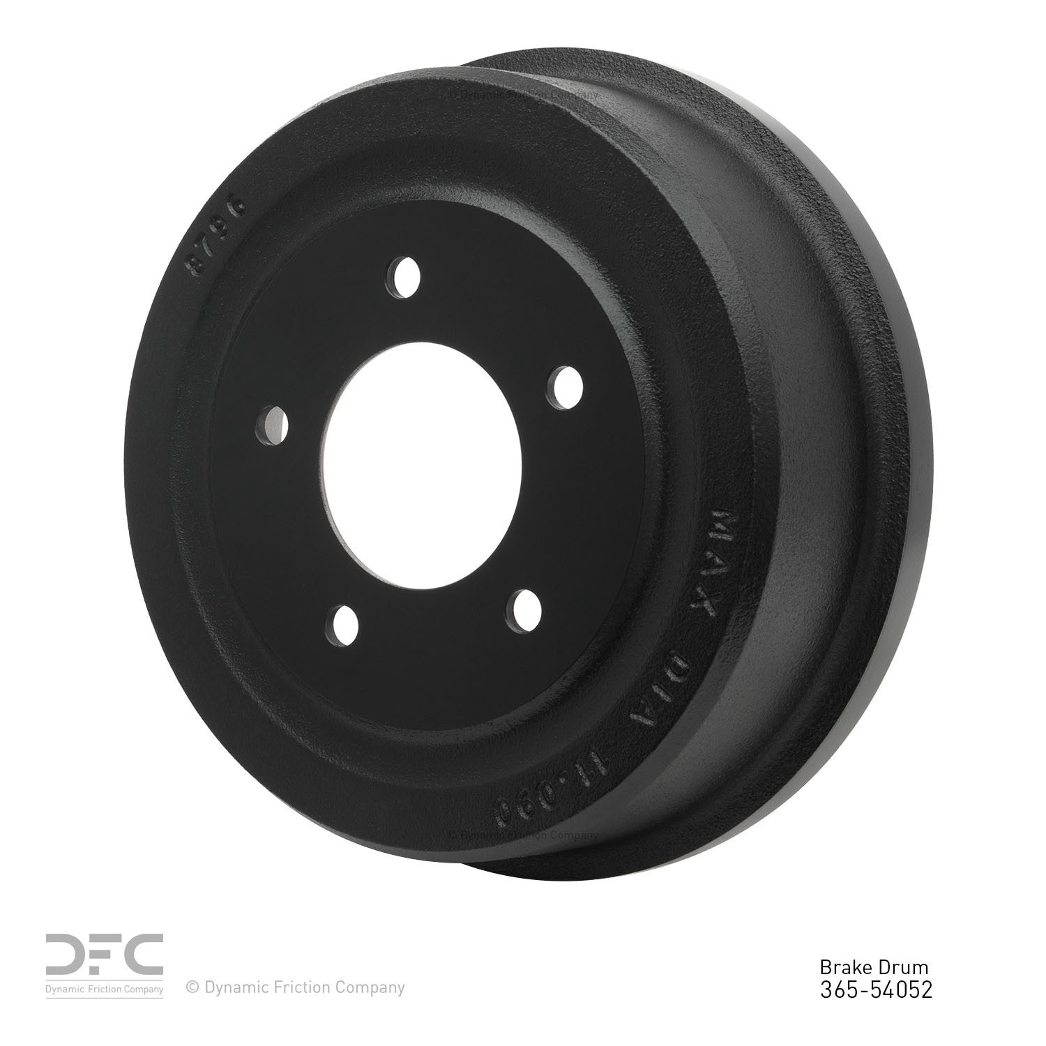DYNAMIC FRICTION Brake Drum 365-54052 — image 2