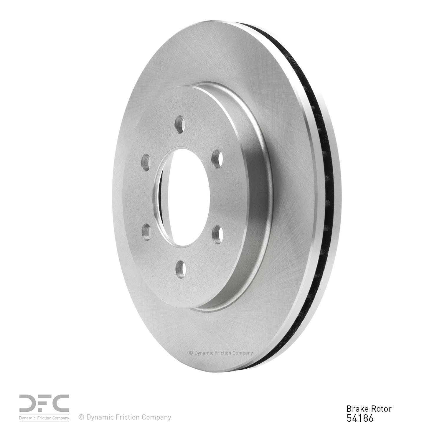 DYNAMIC FRICTION Disc Brake Rotor 600-54186 — image 2