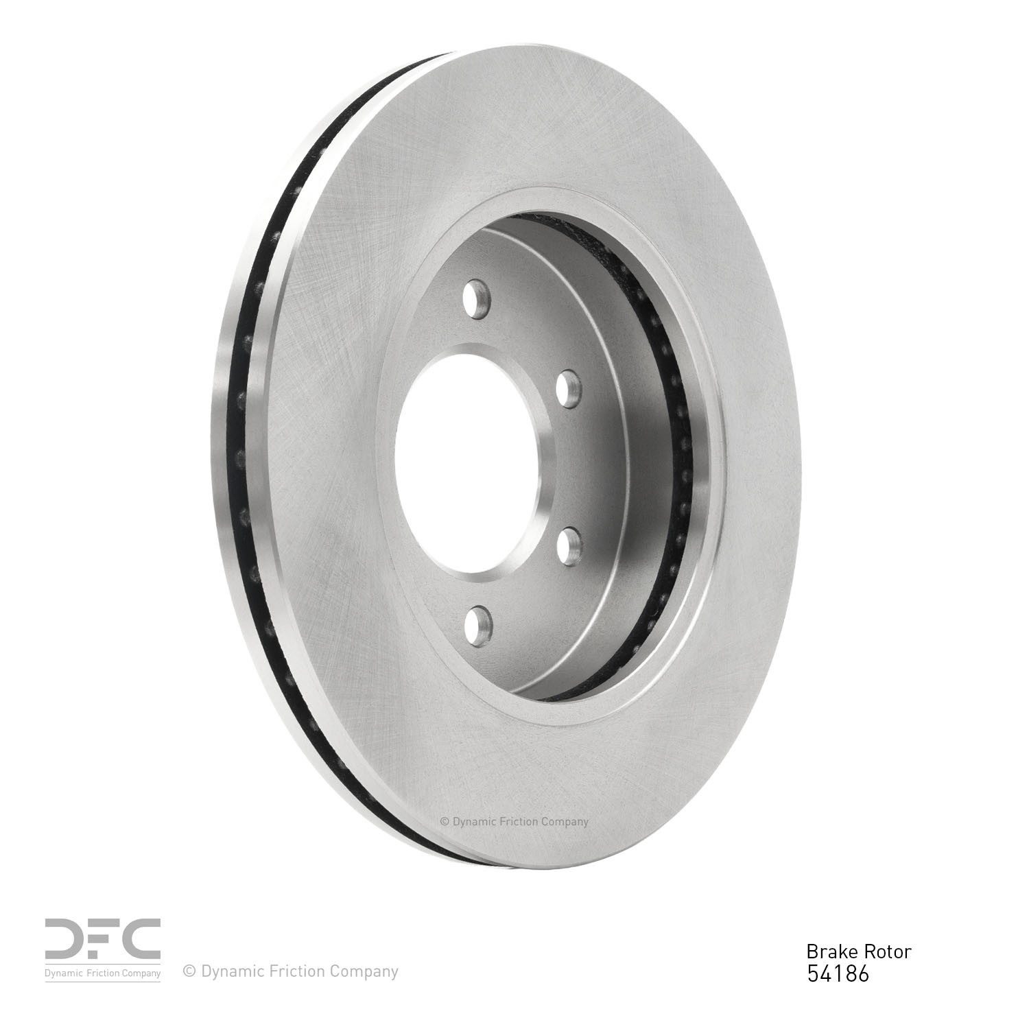 DYNAMIC FRICTION Disc Brake Rotor 600-54186 — image 5