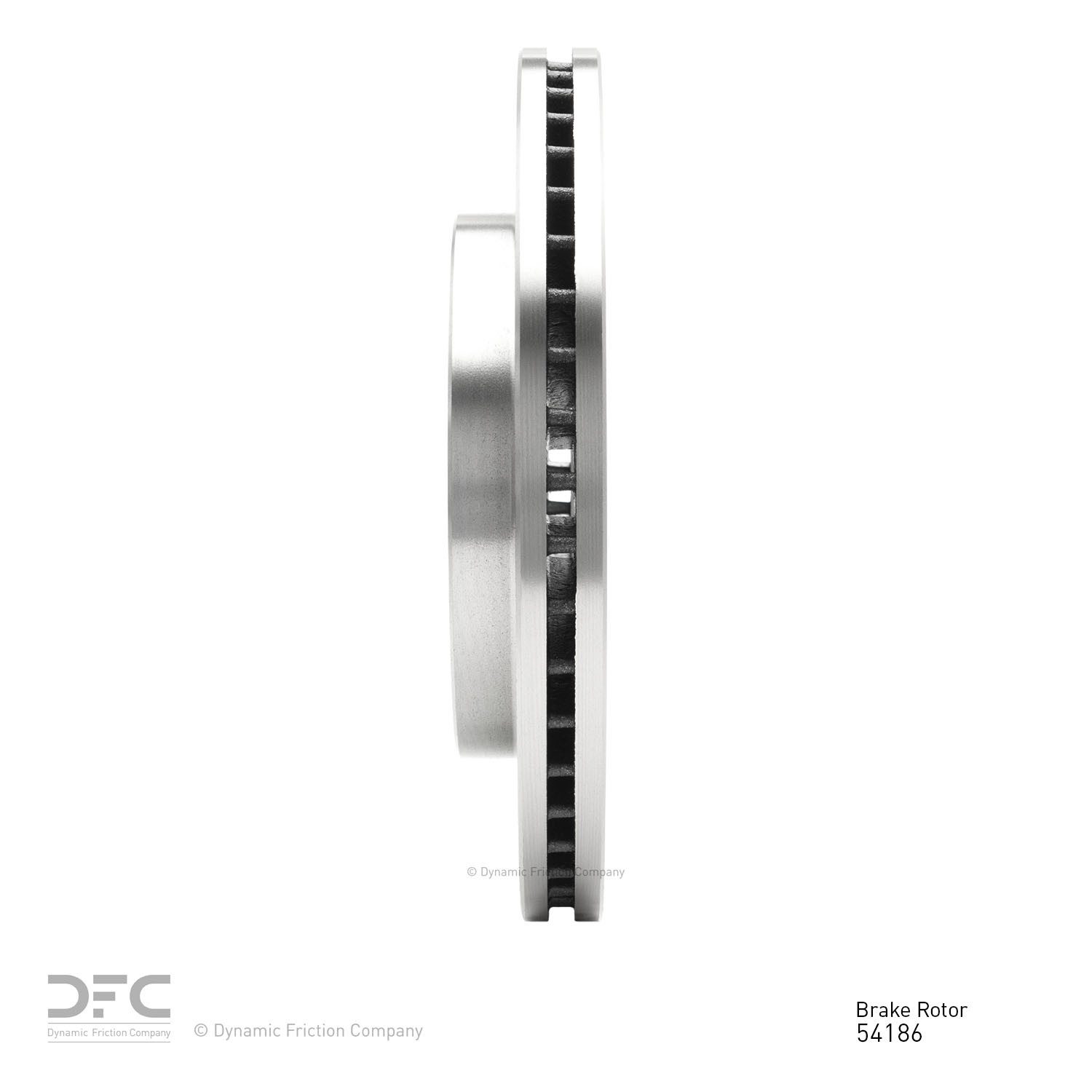 DYNAMIC FRICTION Disc Brake Rotor 600-54186 — image 4
