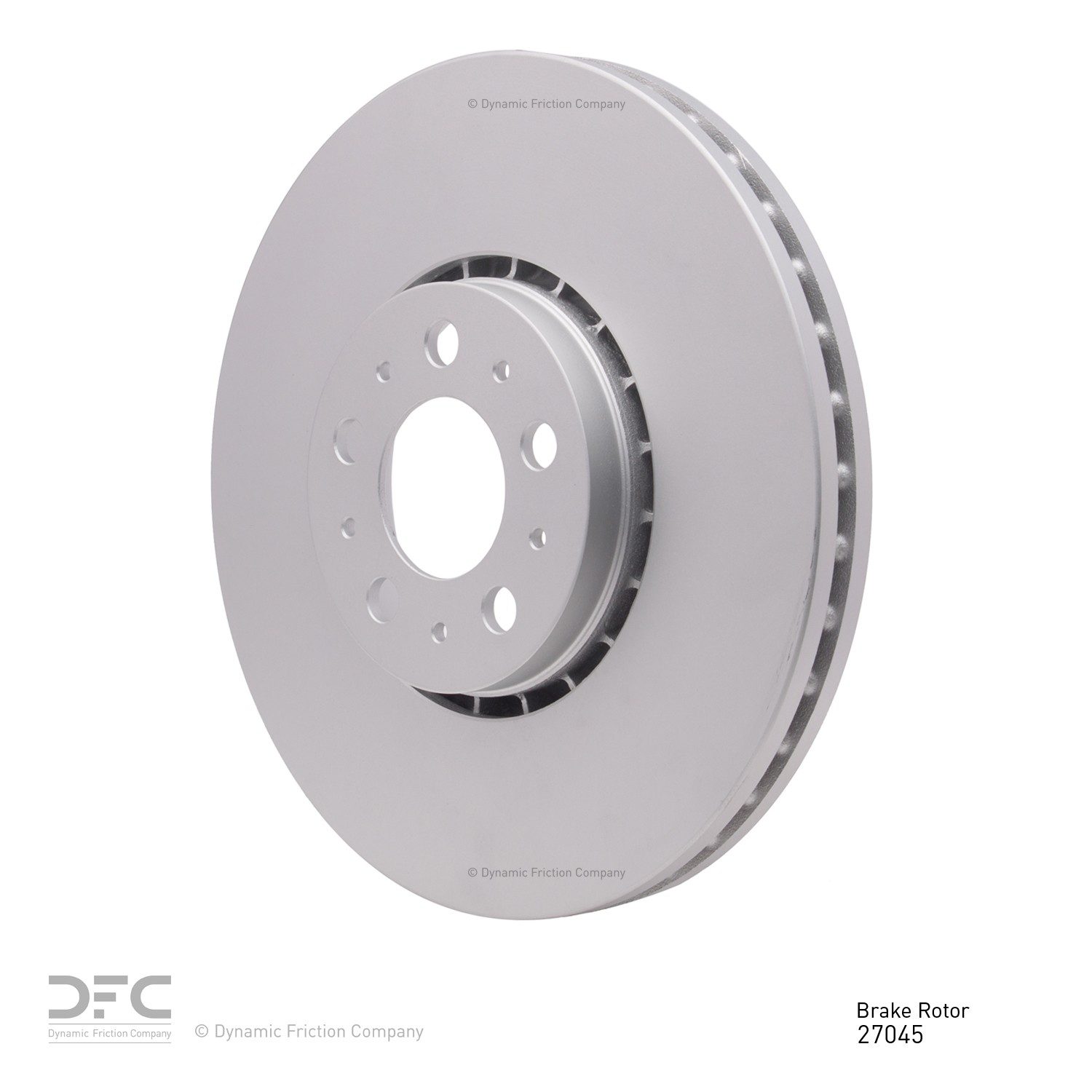DYNAMIC FRICTION Disc Brake Rotor 604-27045 — image 2