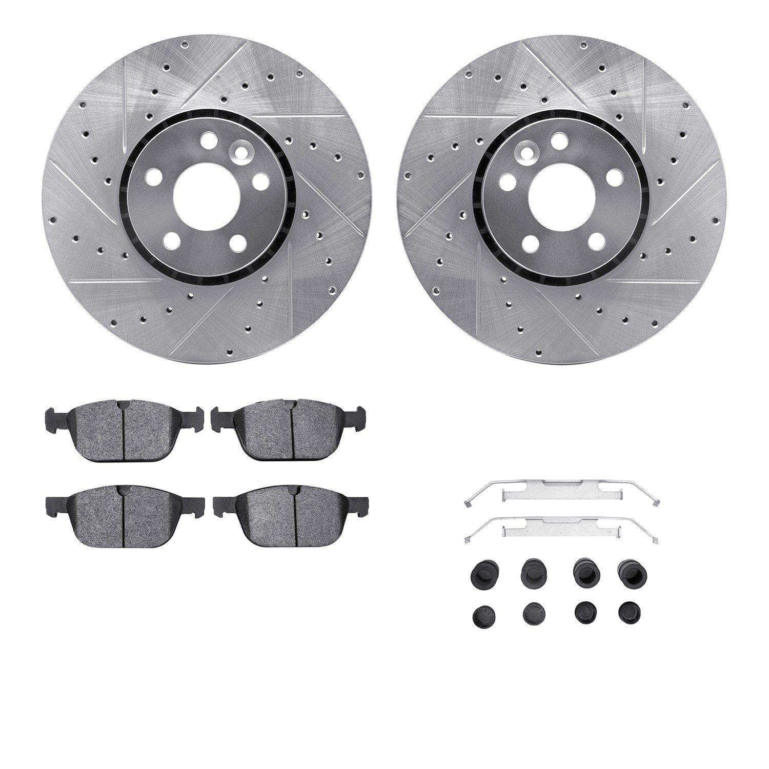 DYNAMIC FRICTION Disc Brake Kit 7512-27070