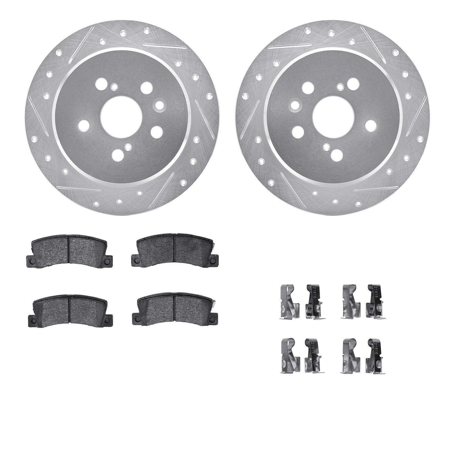 DYNAMIC FRICTION Disc Brake Kit 7512-76034