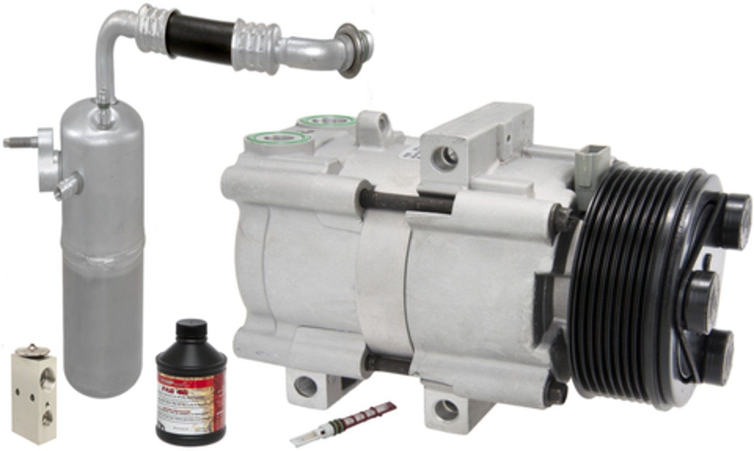 Compressor Rear View Four Seasons Front and Rear A/C Compressor Kit | 3231NK Fits Ford ...