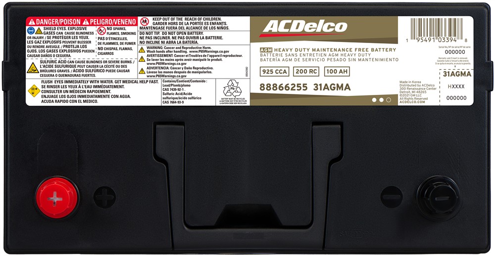 ACDelco Vehicle Battery 31AGMA — image 4