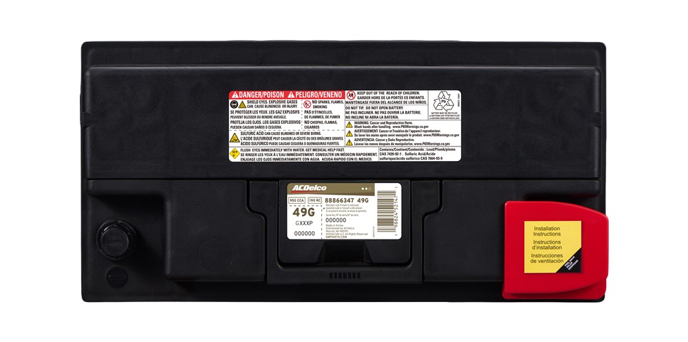 AC Delco Gold Vehicle Battery 49G — image 5