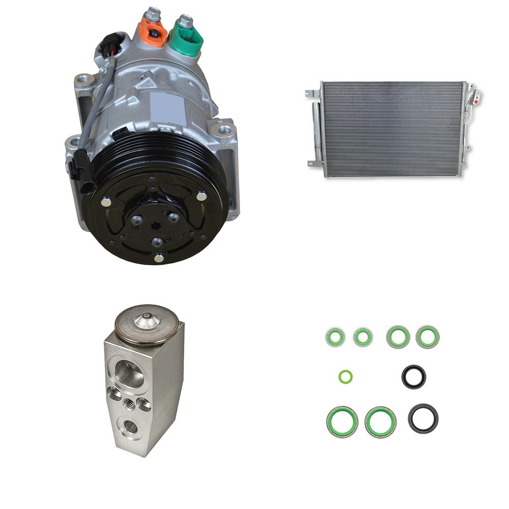 GPD A/C Compressor and Condenser Kit 9621289A - Main Image