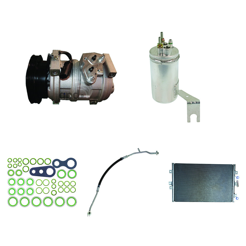 GPD A/C Compressor and Condenser Kit 9623417A - Main Image