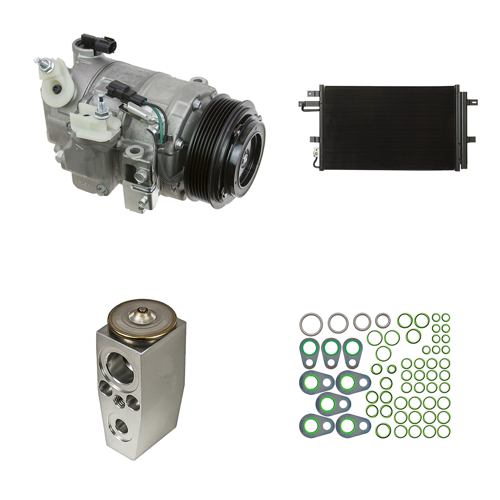GPD A/C Compressor and Condenser Kit 9631262E - Main Image