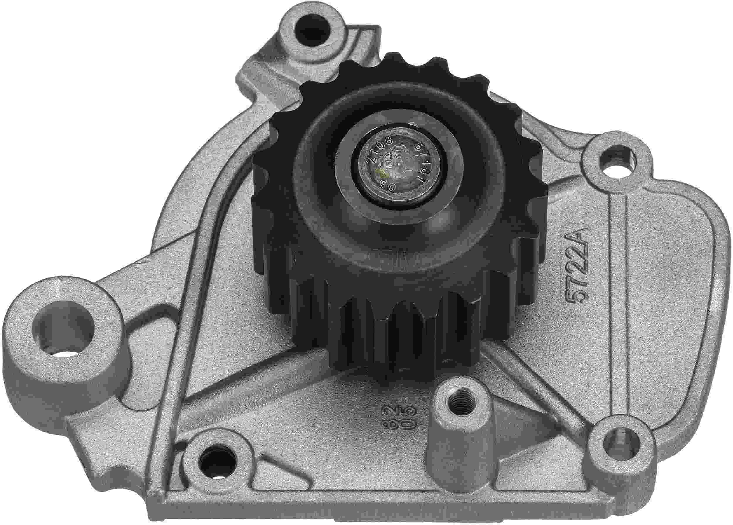 Gates Engine Water Pump | Timing Belt Drive, Cast Aluminum Housing, with Pulley — image 2