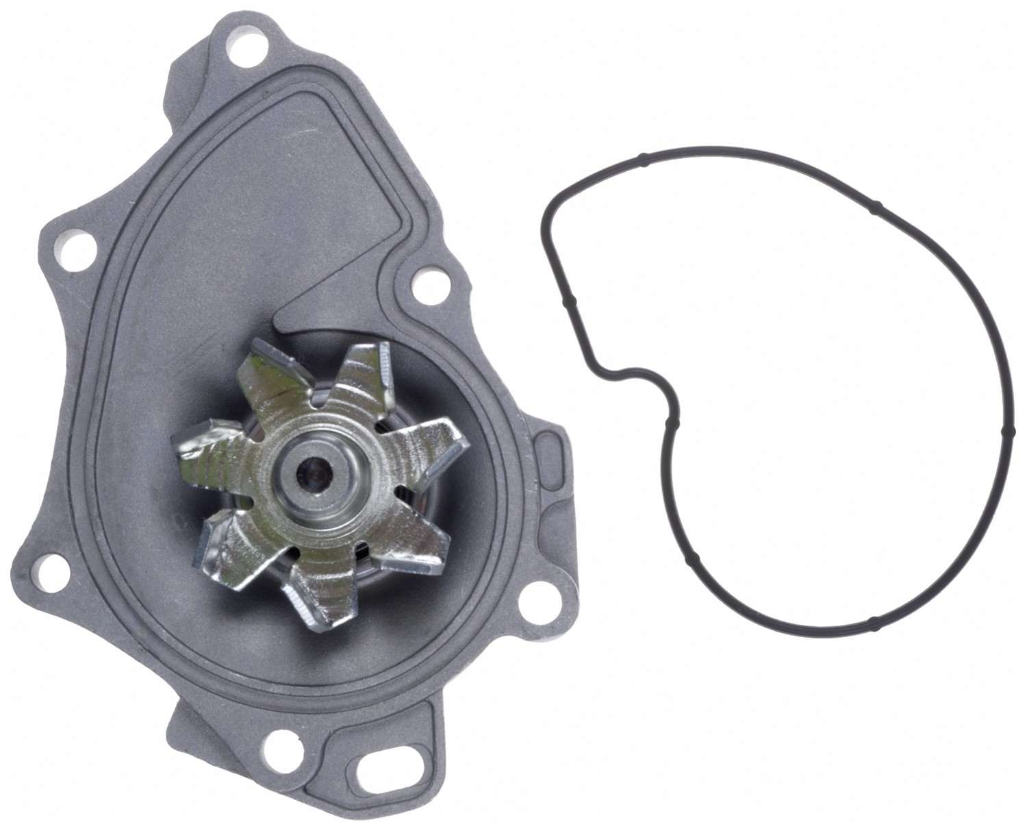 Gates Engine Water Pump | Accessory Belt Drive, Cast Aluminum Housing - 4