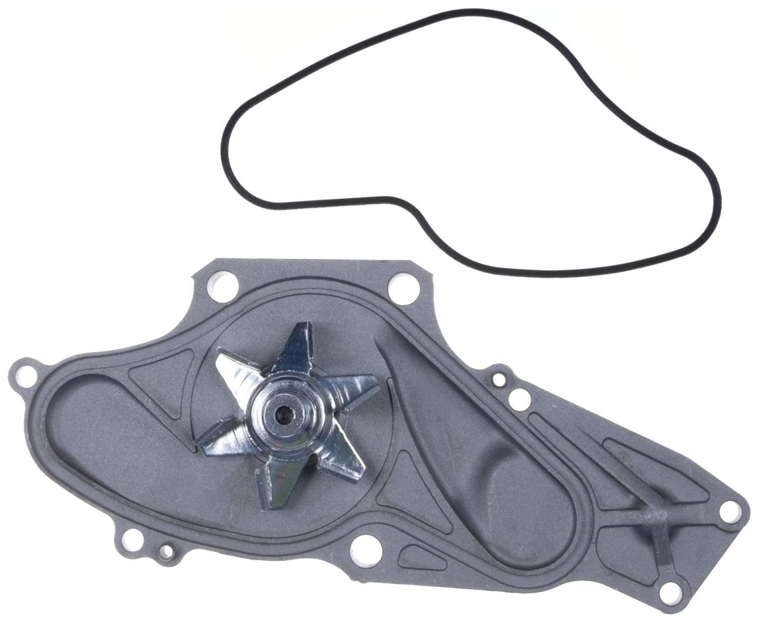 Gates Engine Water Pump | Timing Belt Drive, Cast Aluminum Housing, with Pulley — image 4