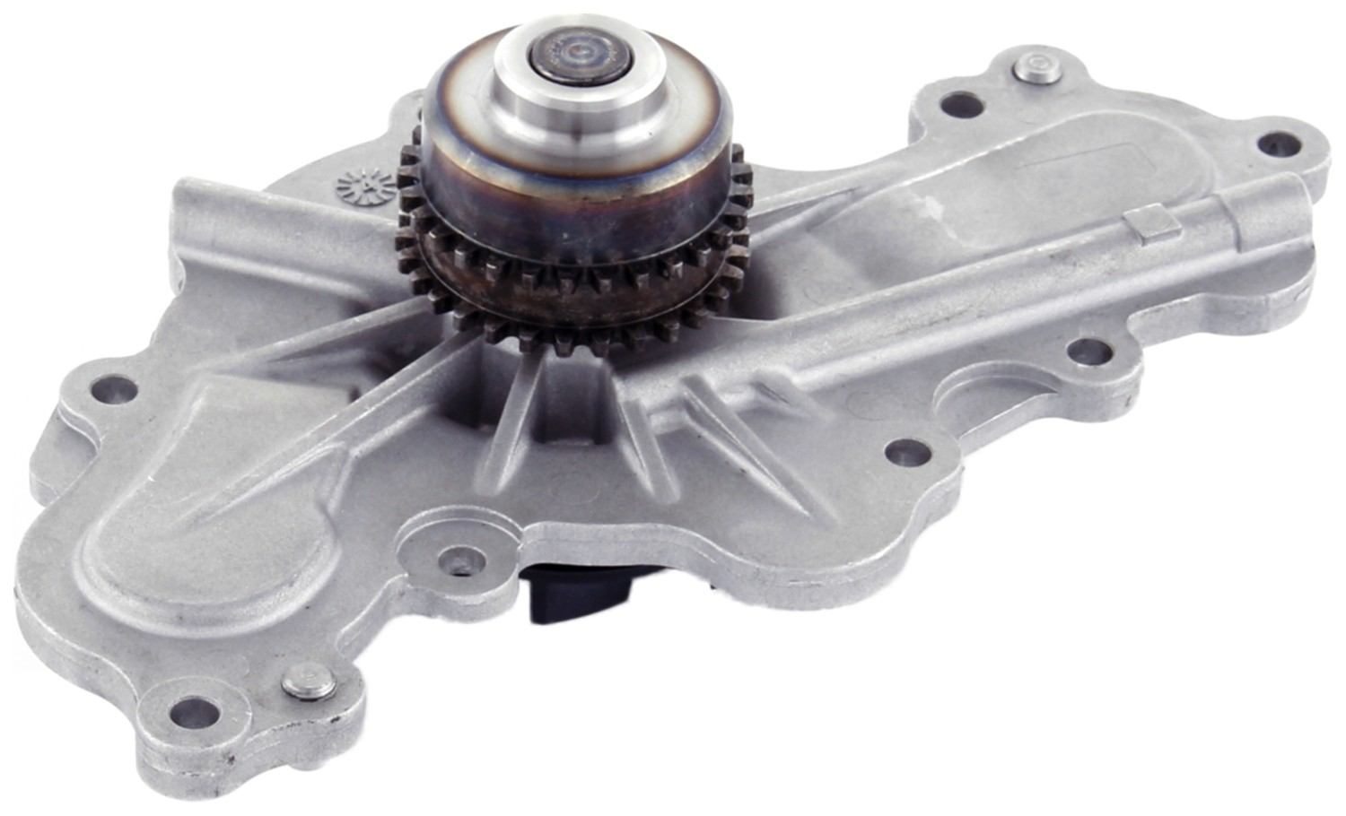 Gates Engine Water Pump | Timing Chain Drive, Cast Aluminum Housing, with Pulley — image 3