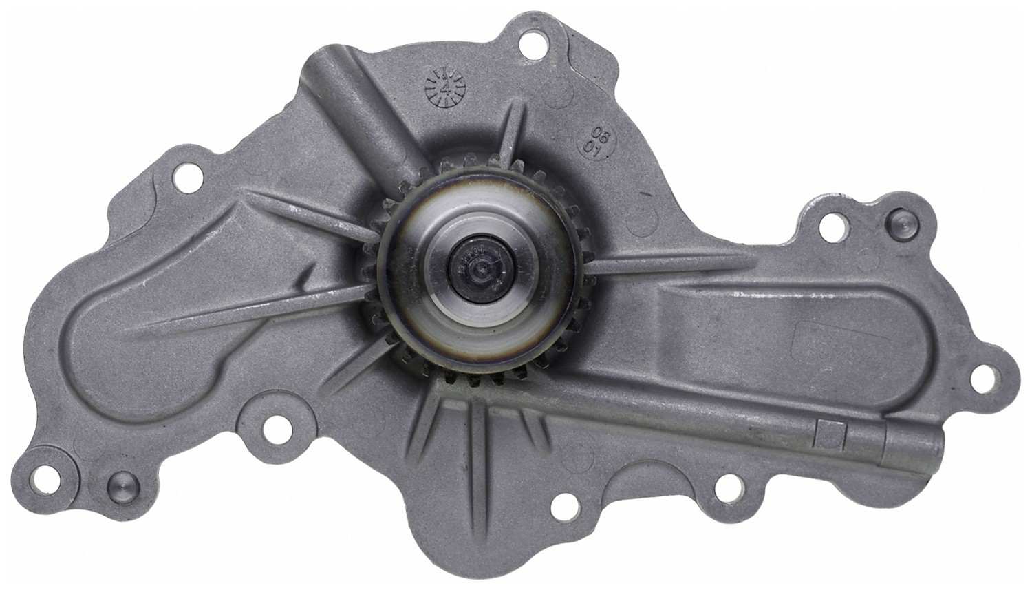 Gates Engine Water Pump | Timing Chain Drive, Cast Aluminum Housing, with Pulley — image 2