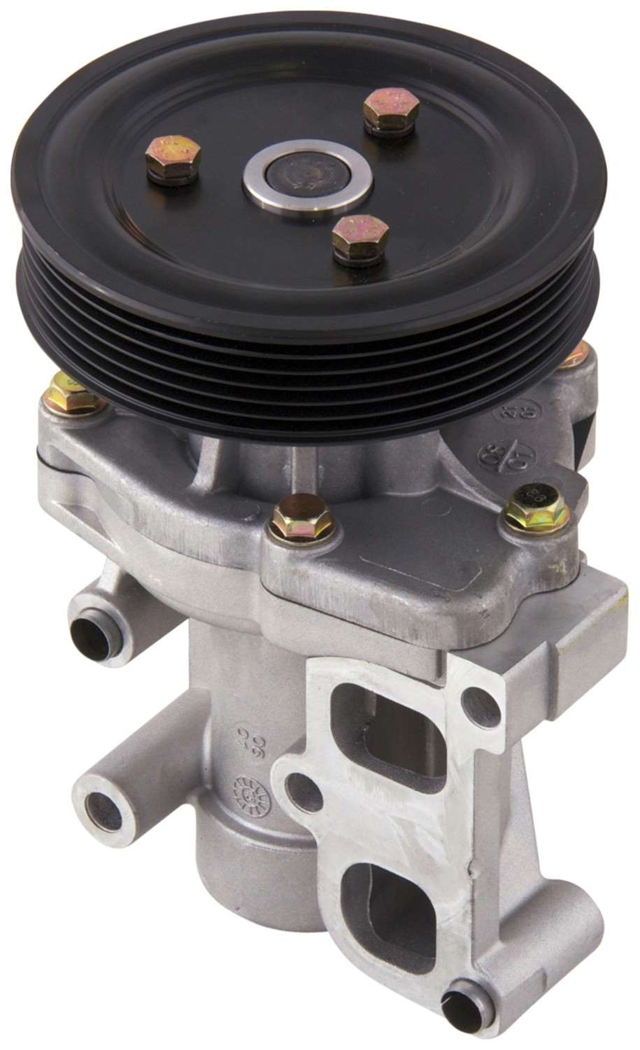 Gates Engine Water Pump | Accessory Belt Drive, Cast Aluminum Housing, with Pulley — image 3
