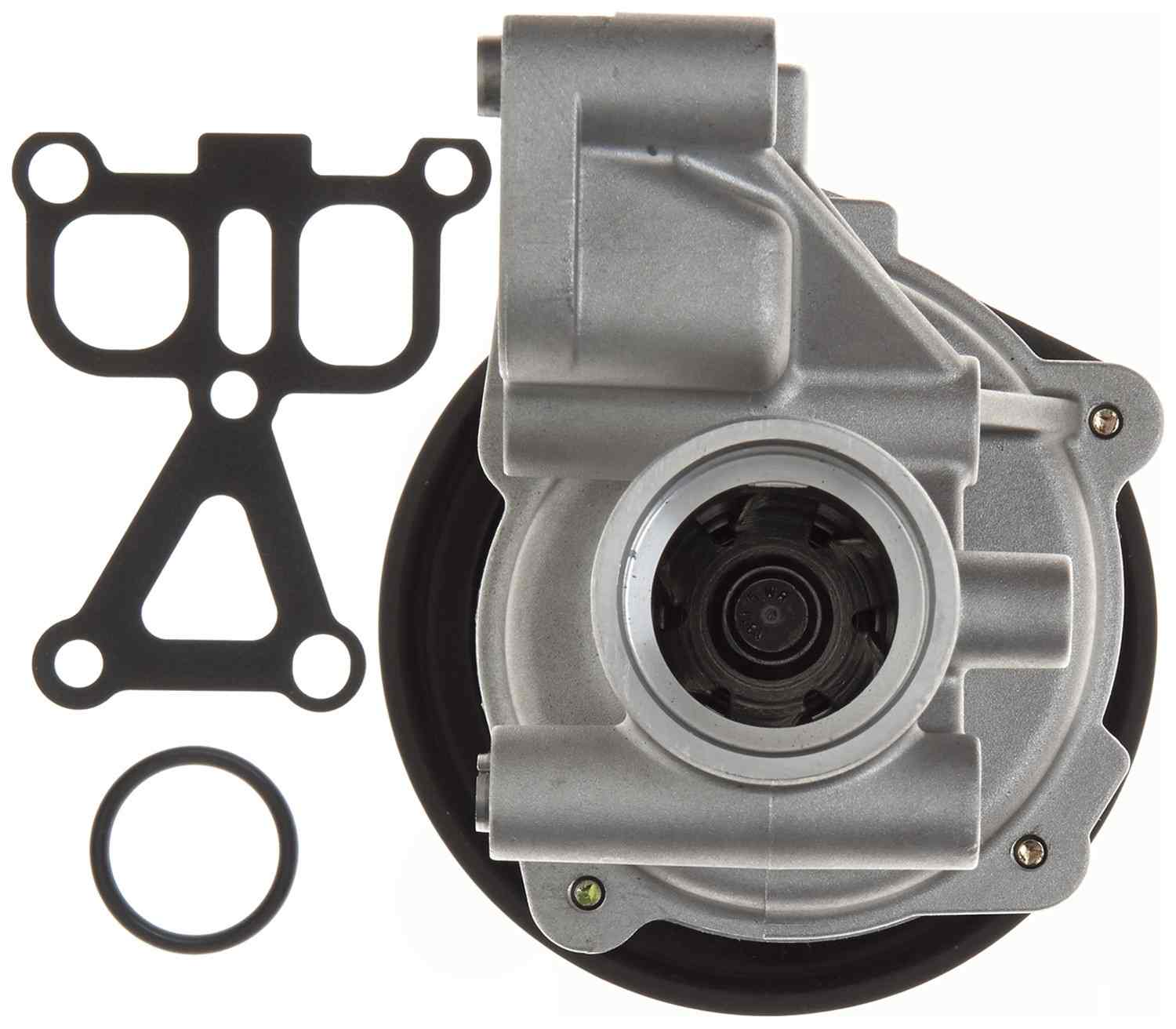 Gates Engine Water Pump | Accessory Belt Drive, Cast Aluminum Housing, with Pulley — image 4