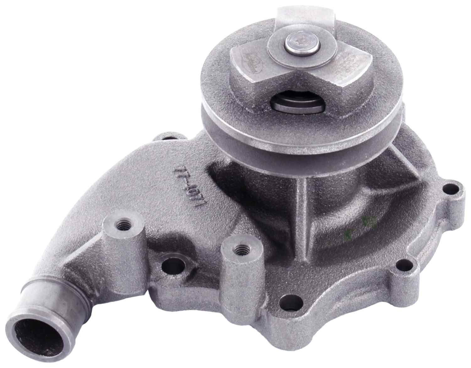Gates Engine Water Pump | Accessory Belt Drive, Cast Iron Housing, with Pulley — image 3