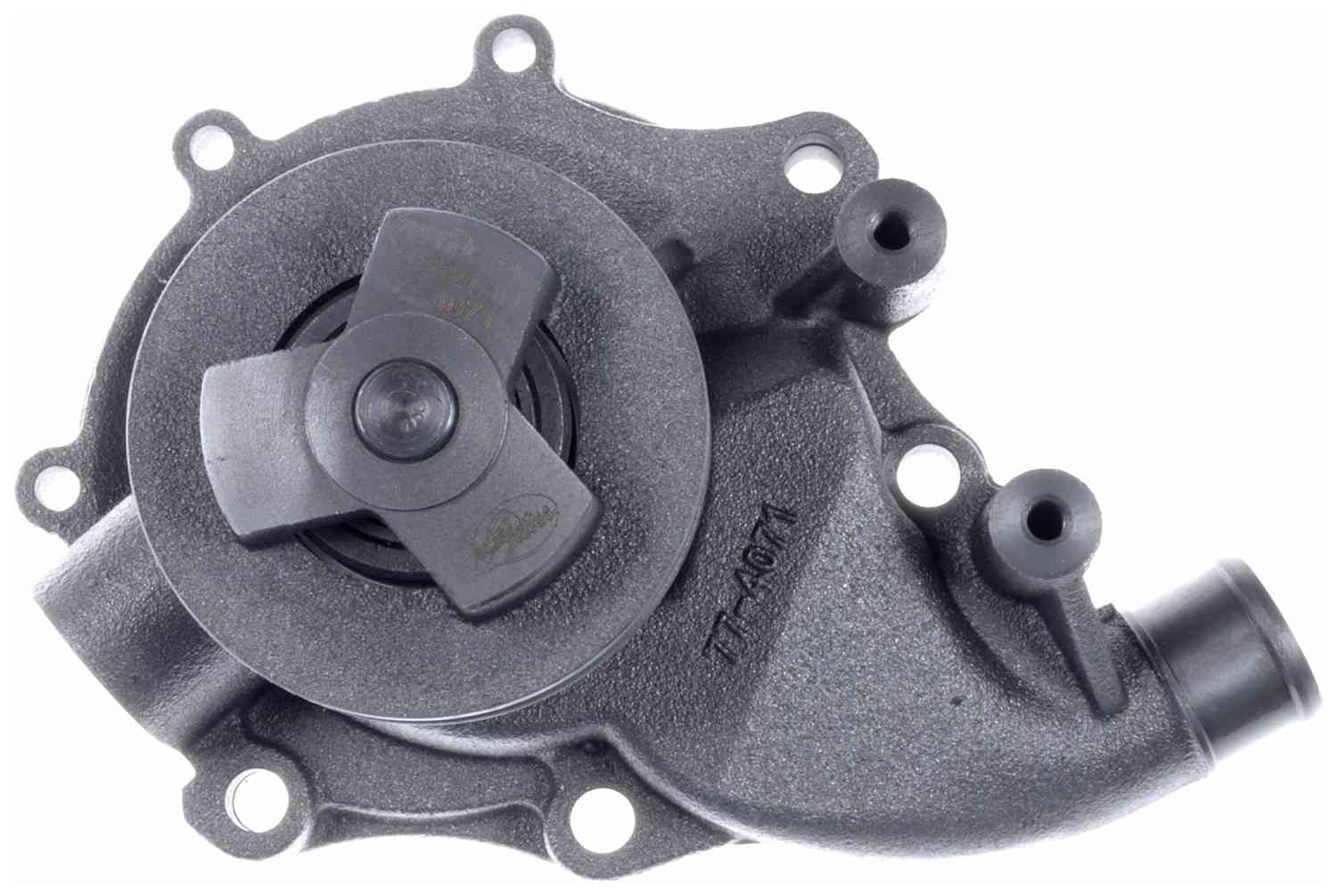 Gates Engine Water Pump | Accessory Belt Drive, Cast Iron Housing, with Pulley — image 2