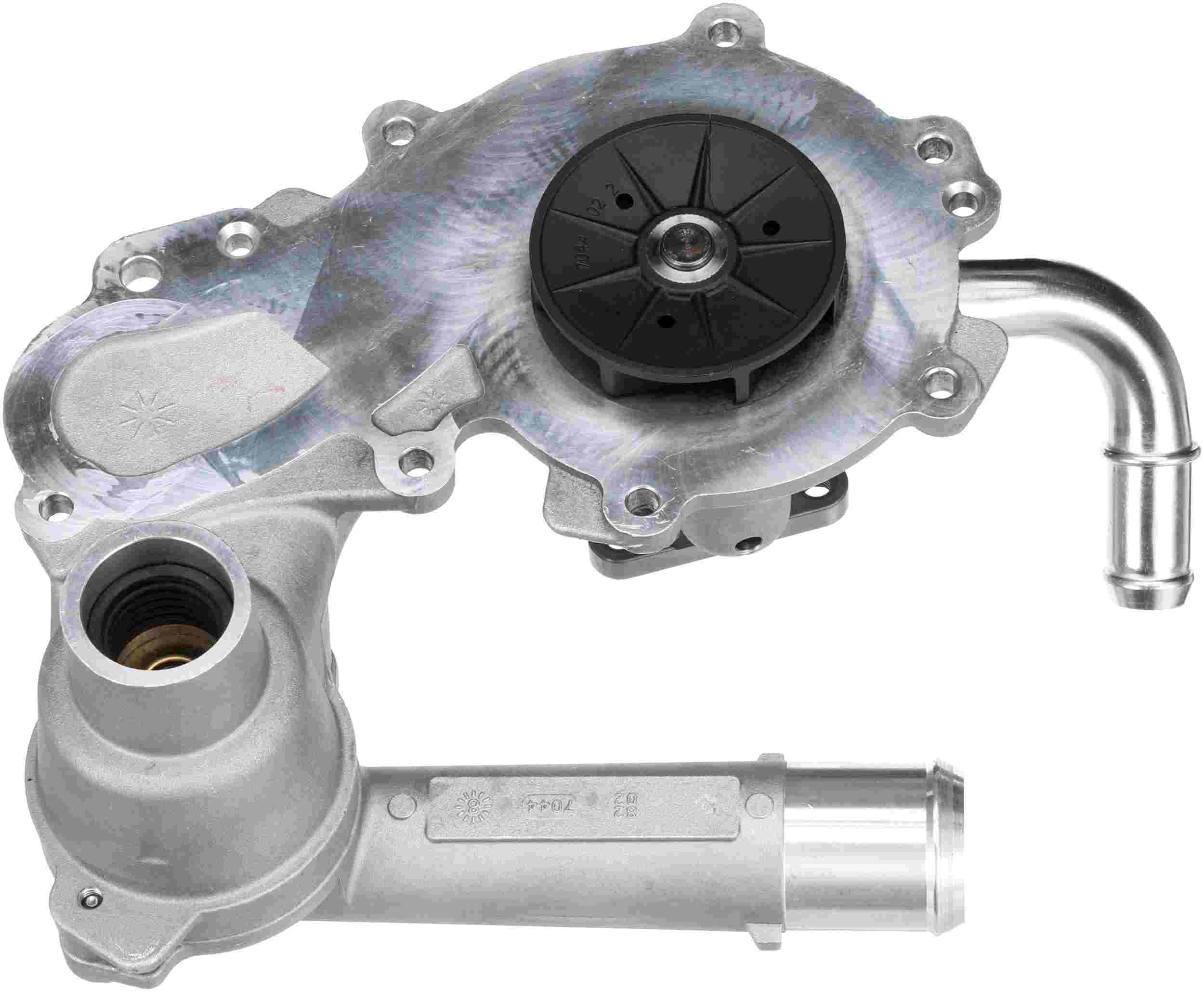 Gates Engine Water Pump | Accessory Belt Drive, Cast Aluminum Housing, with Pulley — image 3