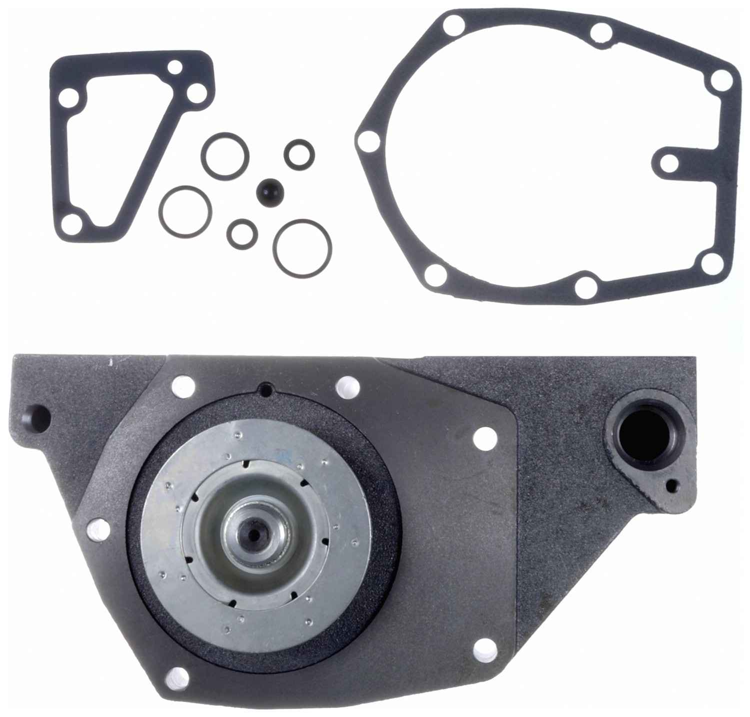 Gates Engine Water Pump | Accessory Belt Drive, Cast Iron Housing, with Pulley — image 4