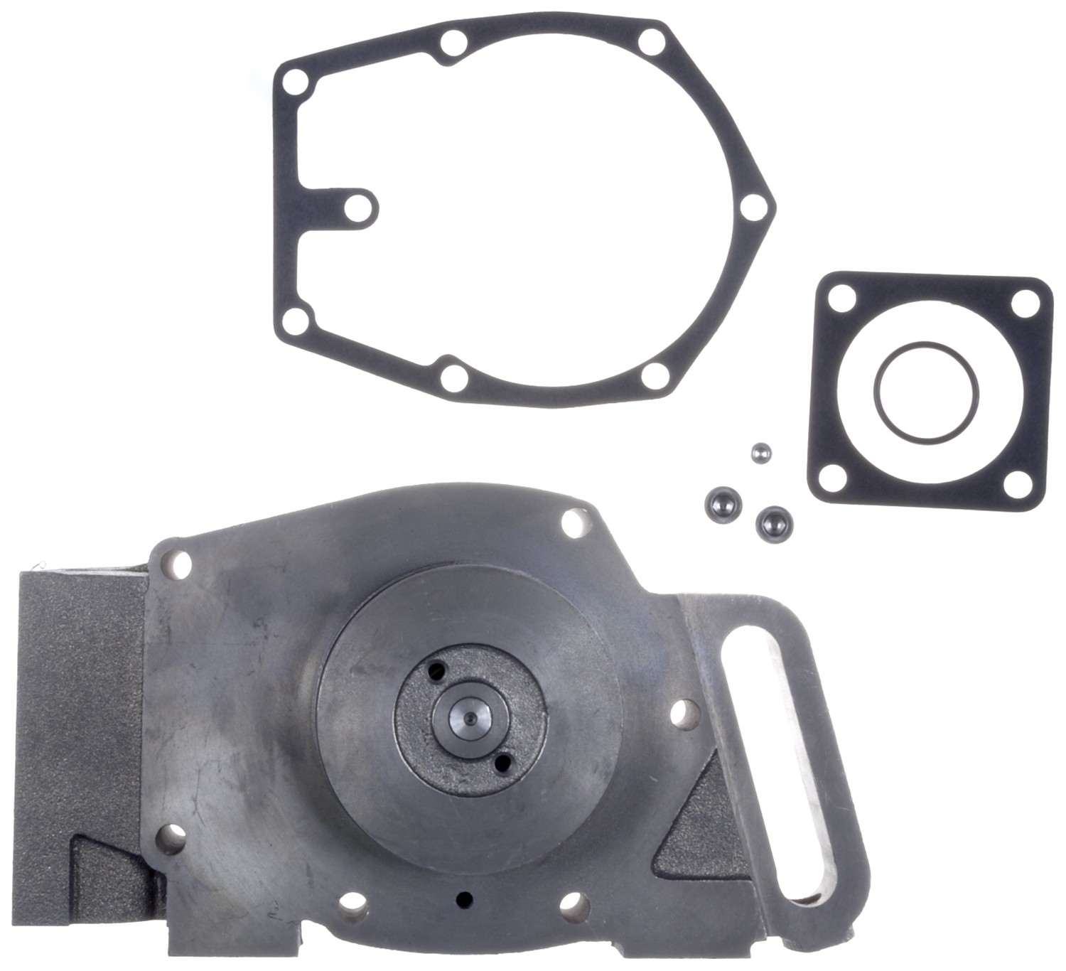 Gates Engine Water Pump | Accessory Belt Drive, Cast Iron Housing, with Pulley — image 4