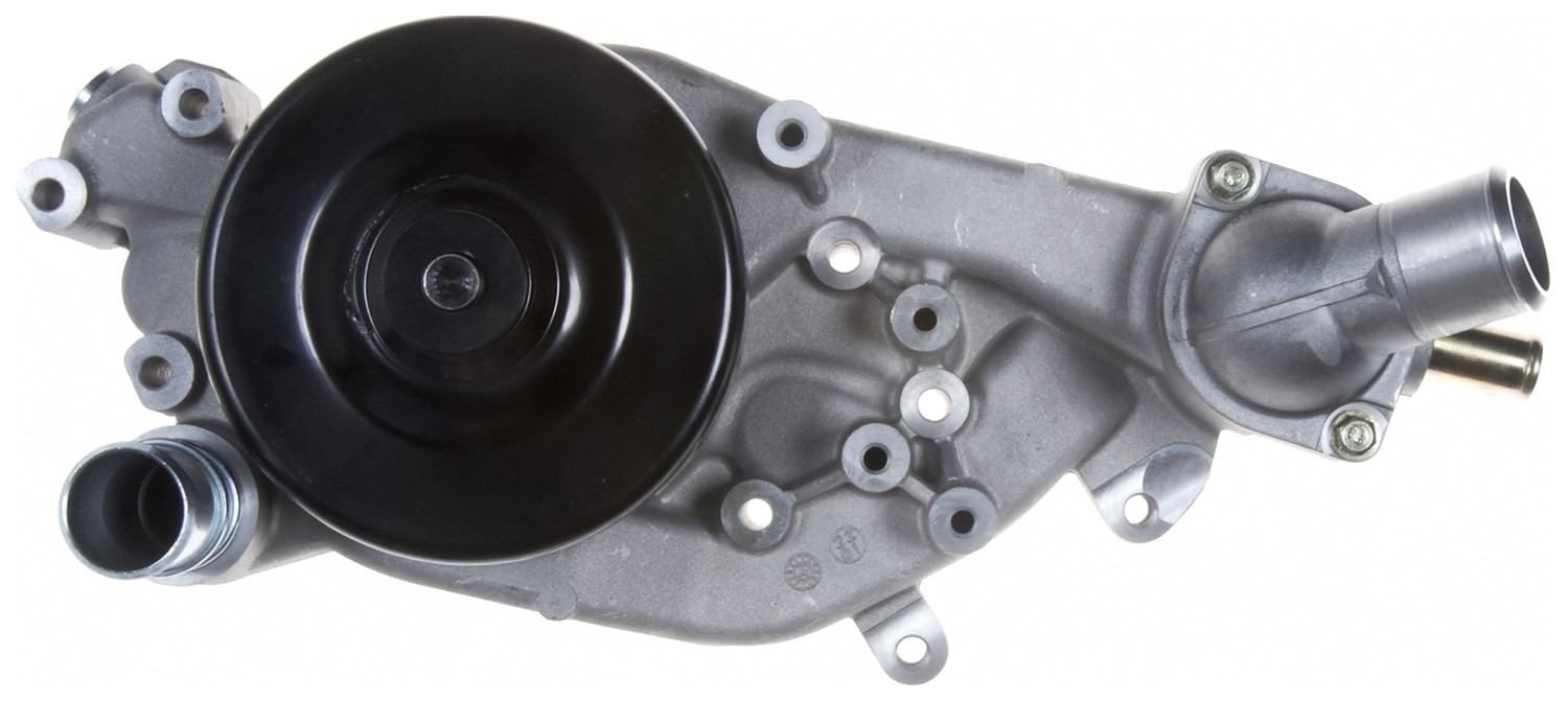 Gates Engine Water Pump | Accessory Belt Drive, Cast Aluminum Housing, with Pulley — image 2