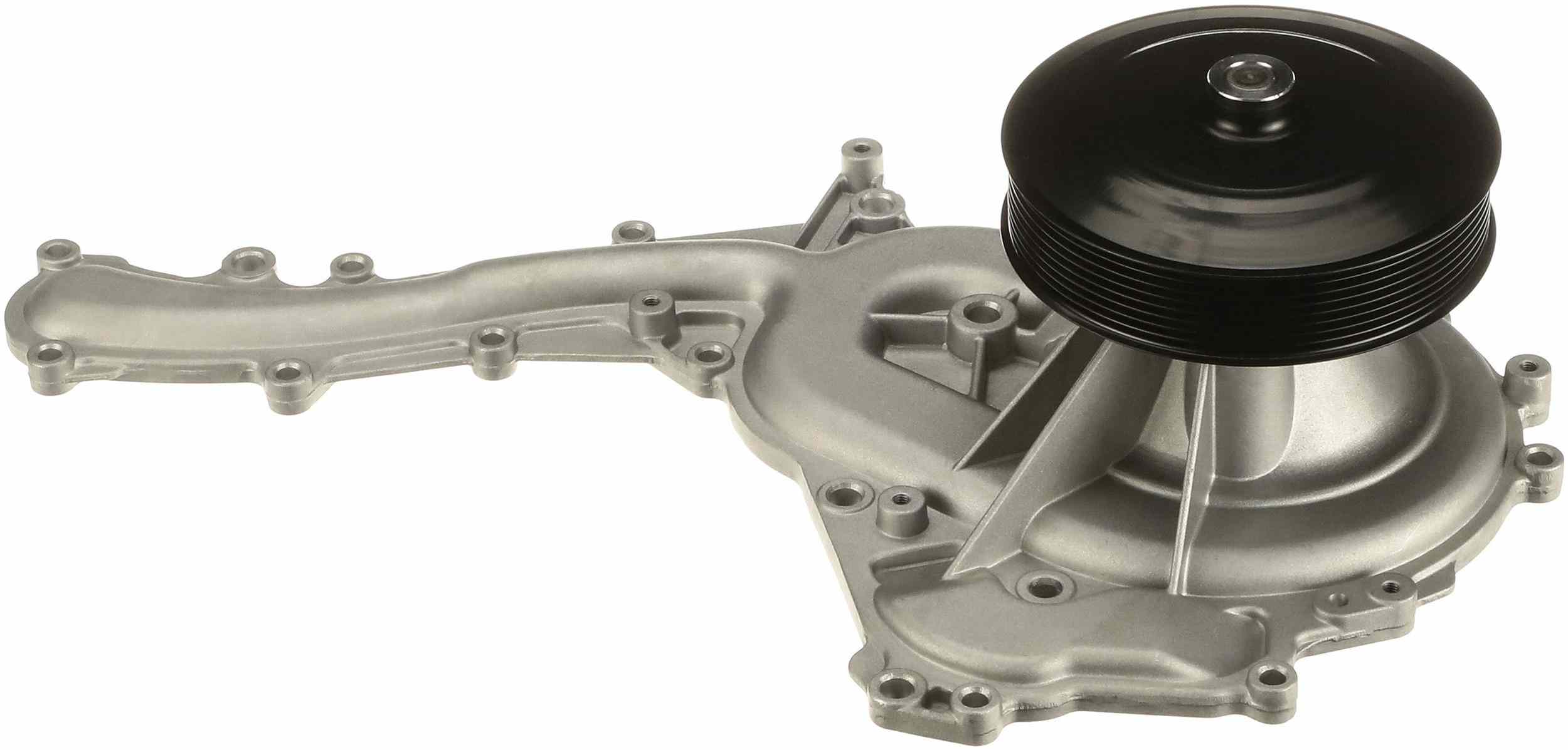 Gates Engine Water Pump | Accessory Belt Drive, Cast Aluminum Housing, with Pulley — image 3