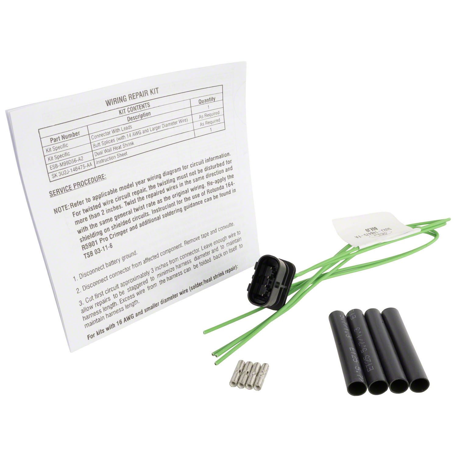Motorcraft Mass Air Flow Sensor Connector WPT-1909 — image 2