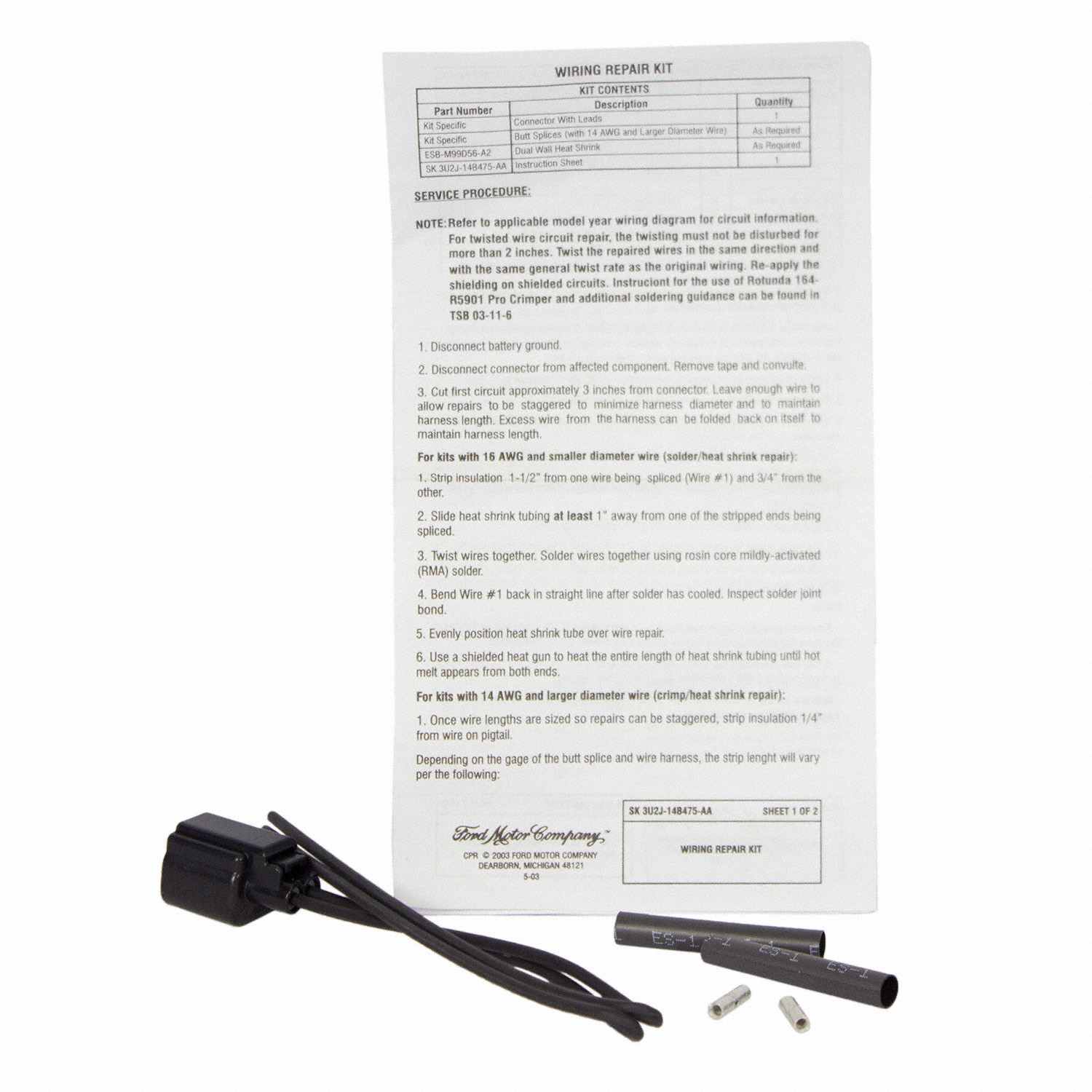 Motorcraft Window Motor Connector WPT-698 — image 2