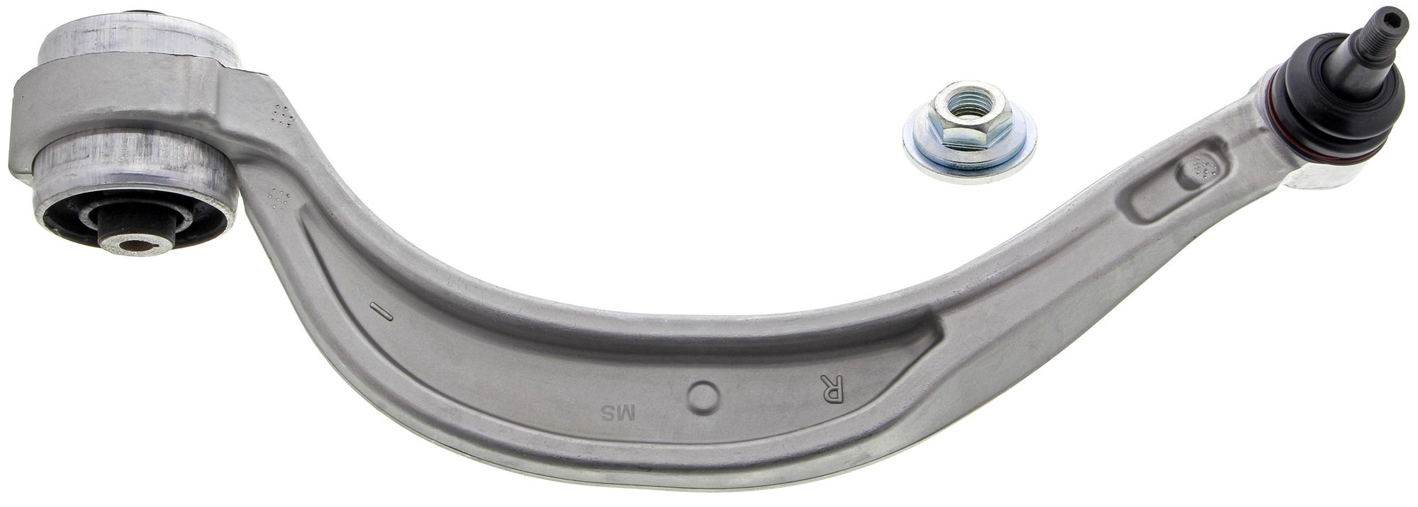 Front Right Lower Rearward Suspension Control Arm and Ball Joint Assembly | Mevotech Supreme CMS701171 Fits Audi — image 4