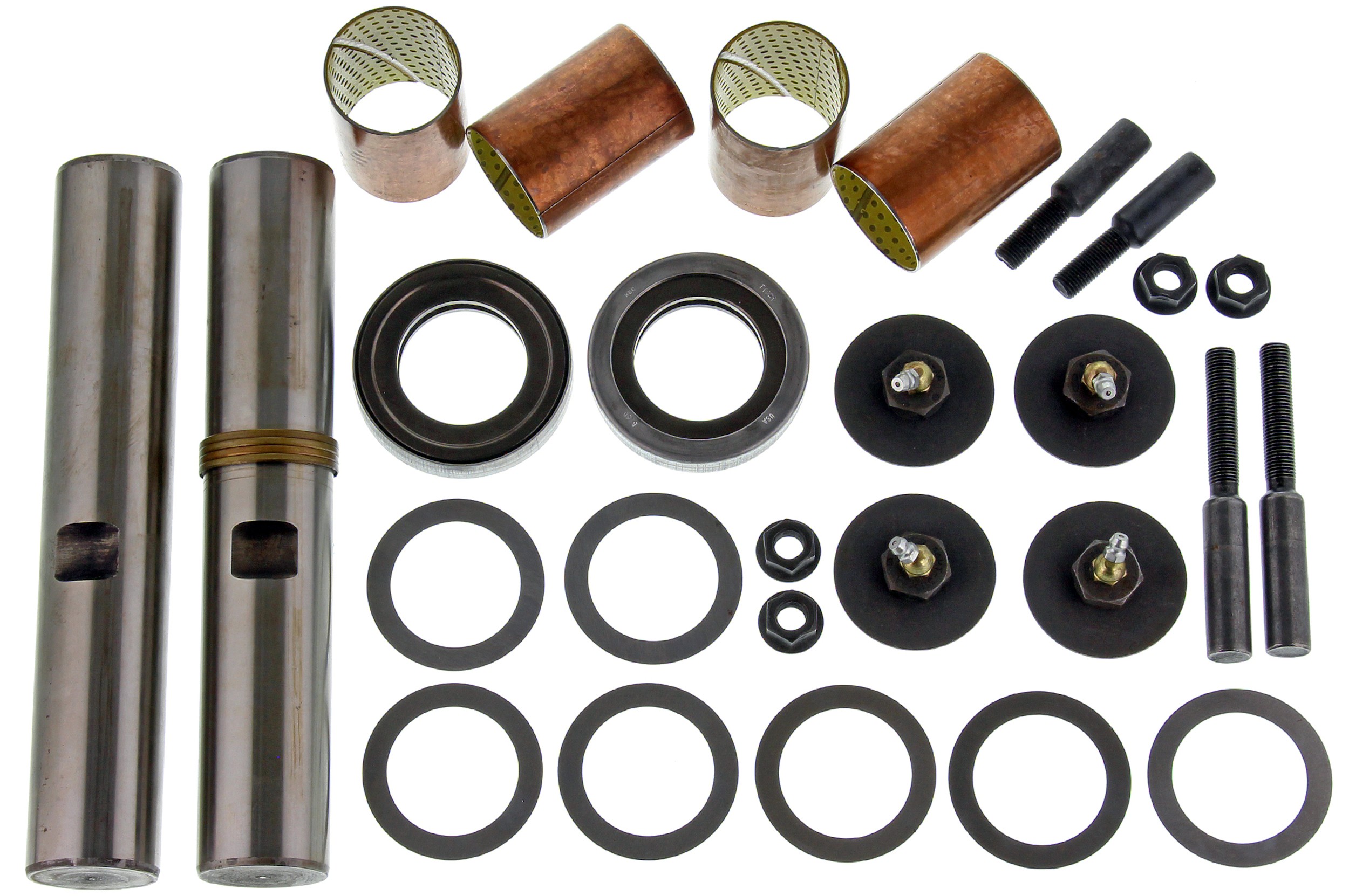 Front Steering King Pin Set | Mevotech Supreme MS400201 Fits Ford LA8000F 1997 - 2