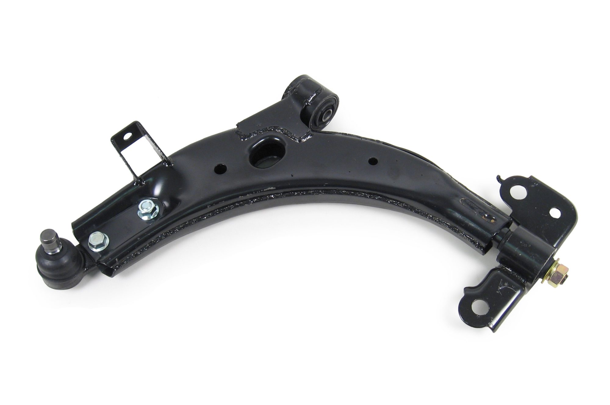 Front Left Lower Suspension Control Arm and Ball Joint Assembly | Mevotech Supreme CMS90132 Fits Kia Sephia 1998-2001