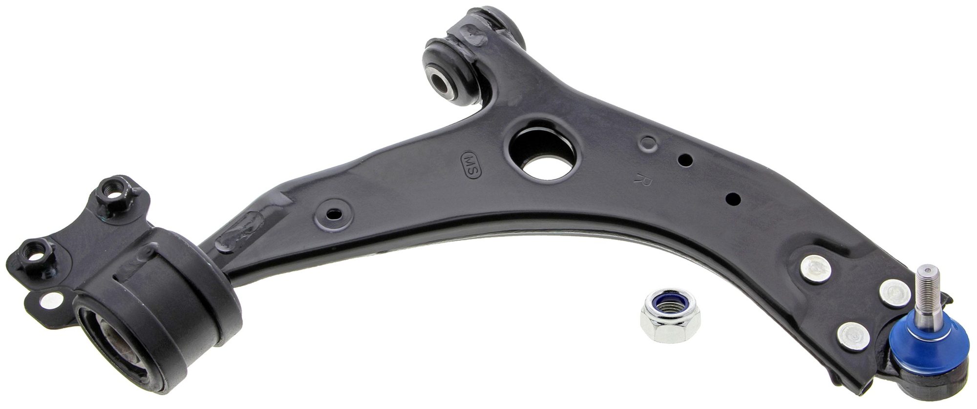 Front Right Lower Suspension Control Arm and Ball Joint Assembly | Mevotech Supreme CMS10181 Fits Volvo — image 6