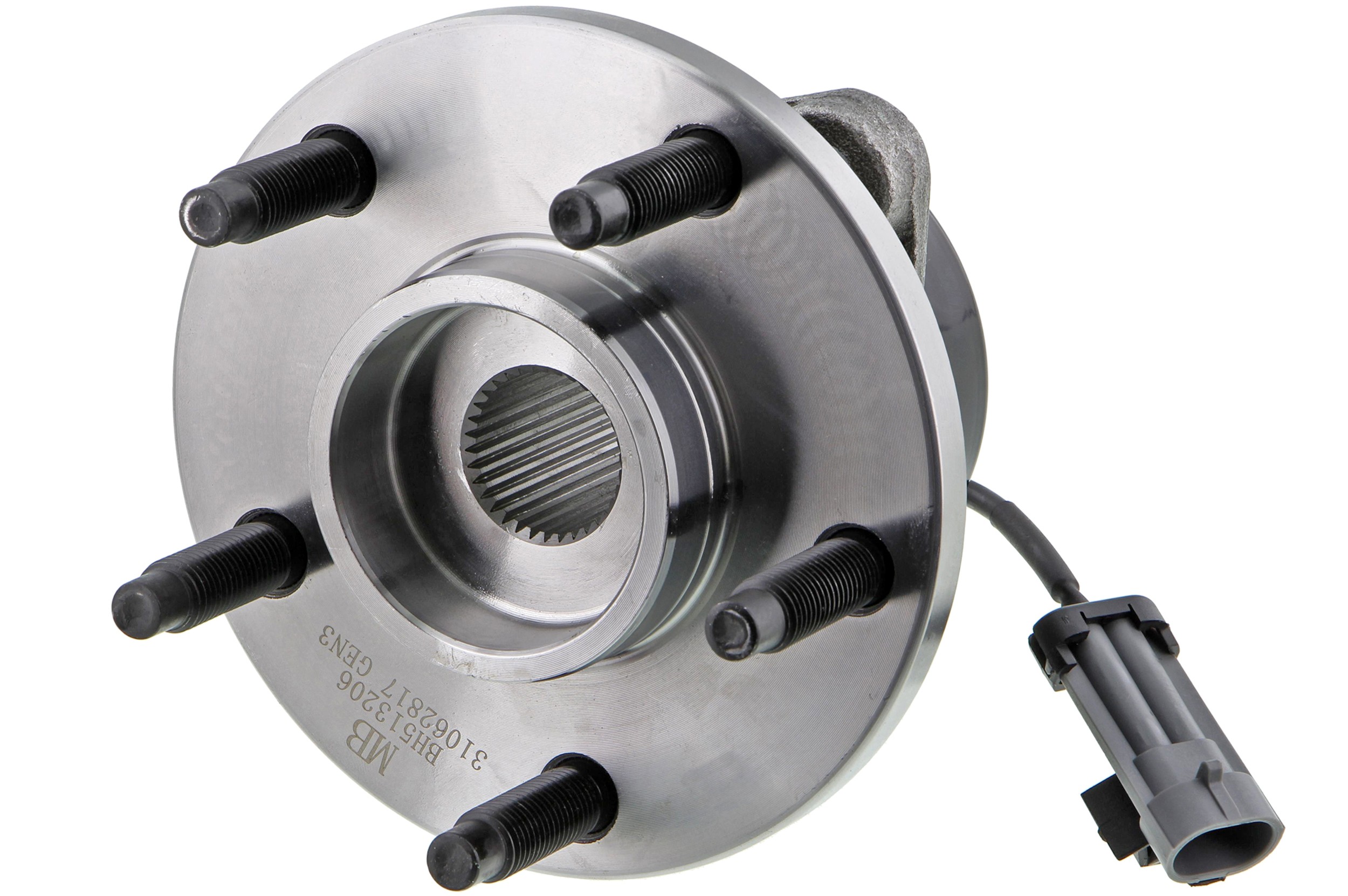 Front Wheel Bearing and Hub Assembly | Mevotech Supreme H513206 Fits Chevrolet Saturn Pontiac - 3