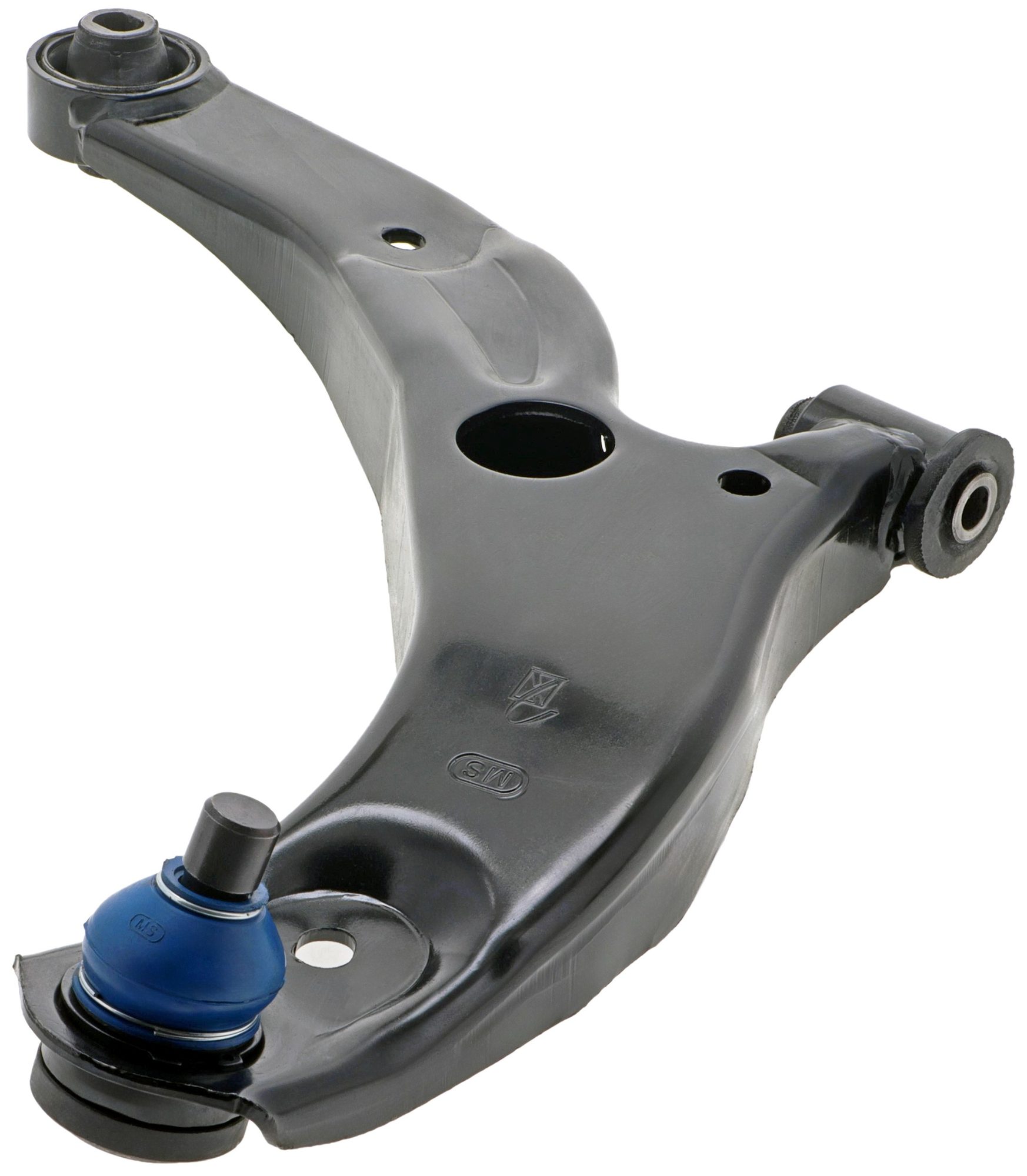 Front Right Lower Suspension Control Arm and Ball Joint Assembly | Mevotech Supreme CMS76101 Fits Mazda