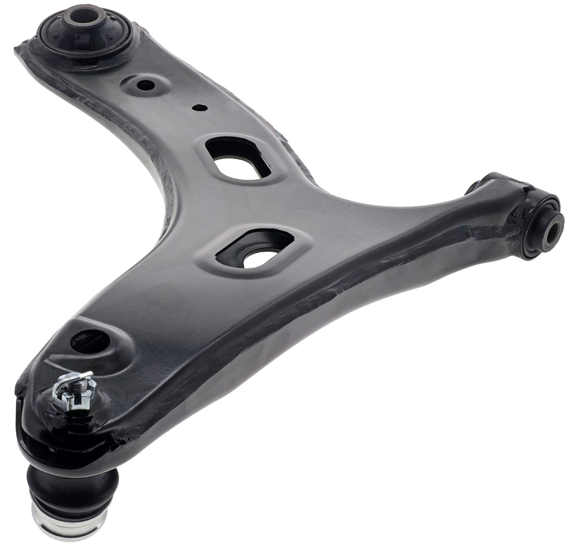 Front Left Lower Suspension Control Arm and Ball Joint Assembly | Mevotech Supreme CMS801247 Fits Subaru