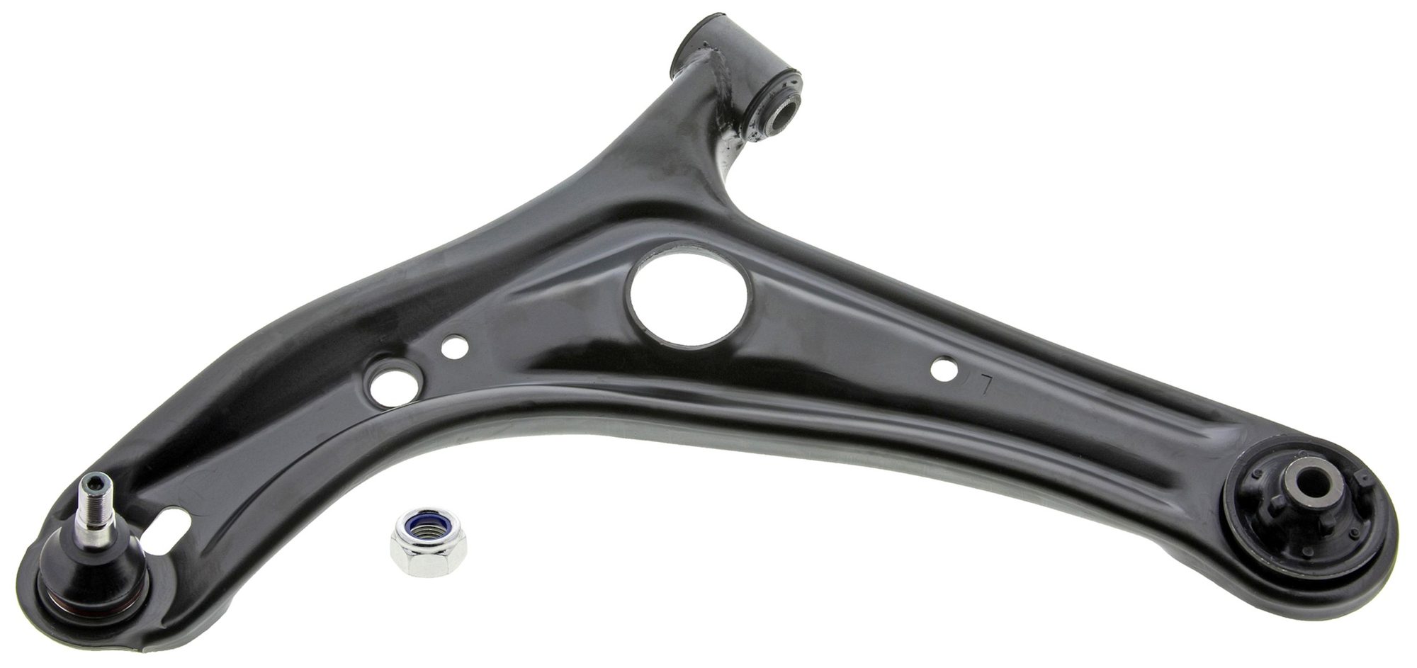 Front Left Lower Suspension Control Arm and Ball Joint Assembly | Mevotech Supreme CMS861007 Fits Toyota Echo 2003-2005 — image 5