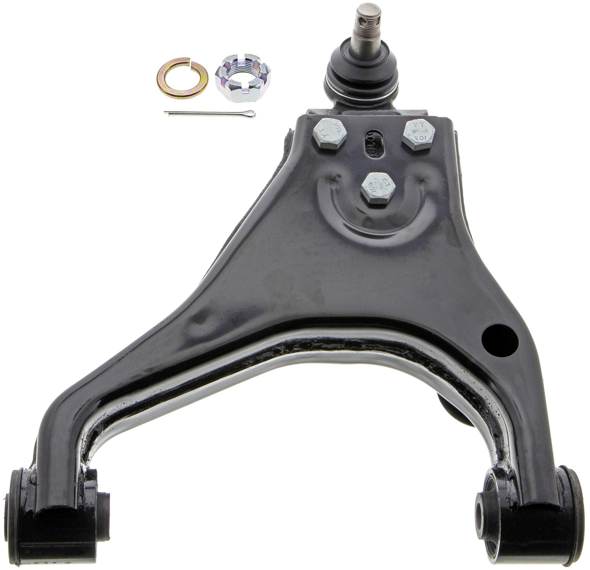 Front Left Lower Suspension Control Arm and Ball Joint Assembly | Mevotech Supreme CMS901050 Fits Kia Sorento 2009 — image 6