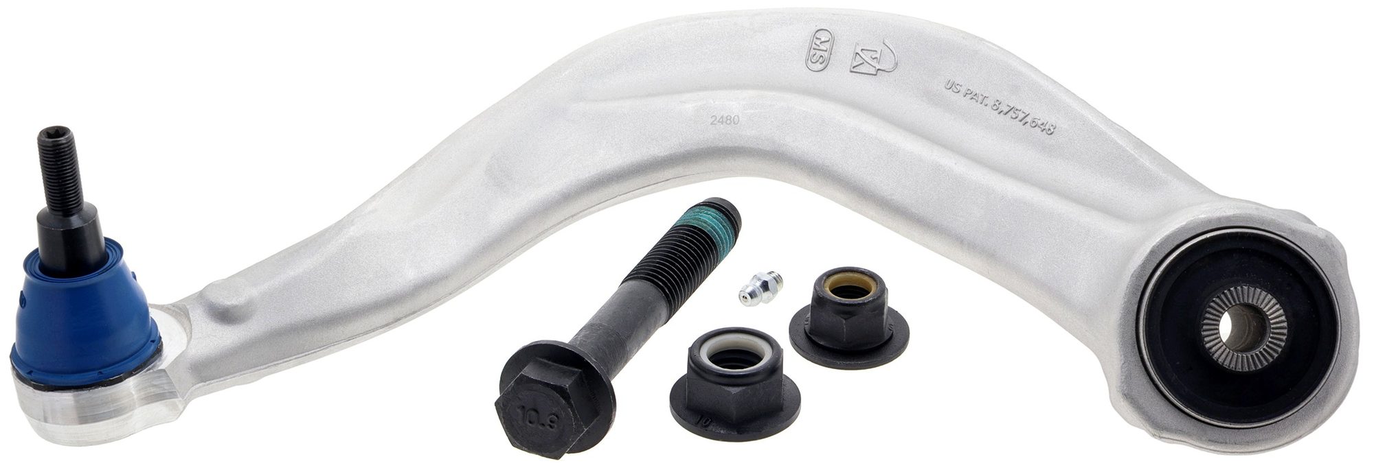 Front Left Lower Forward Suspension Control Arm and Ball Joint Assembly | Mevotech Supreme CMS401286 Fits Ford — image 5