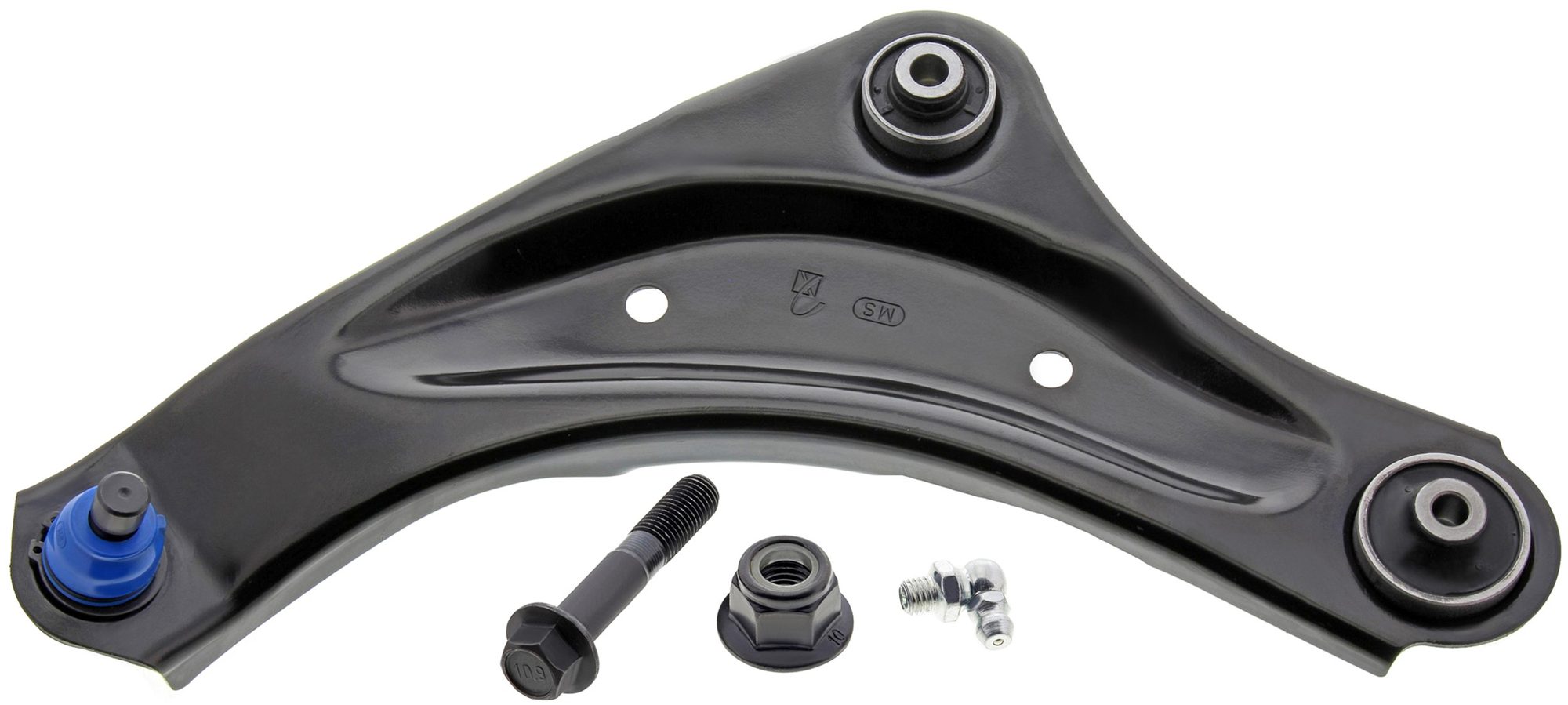 Front Left Lower Suspension Control Arm and Ball Joint Assembly | Mevotech Supreme CMS301017 Fits Nissan — image 6